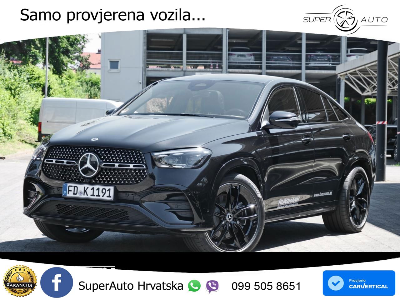 Mercedes GLE Coupe 450d (367 KS) EQ Boost 4MATIC 9G-TRONIC AMG LED+GR SJED+ACC