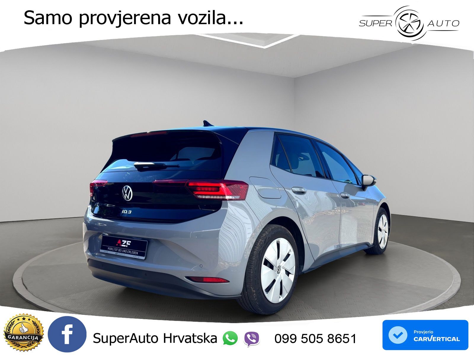 Volkswagen ID.3 Pro 62 kWh (204 KS)