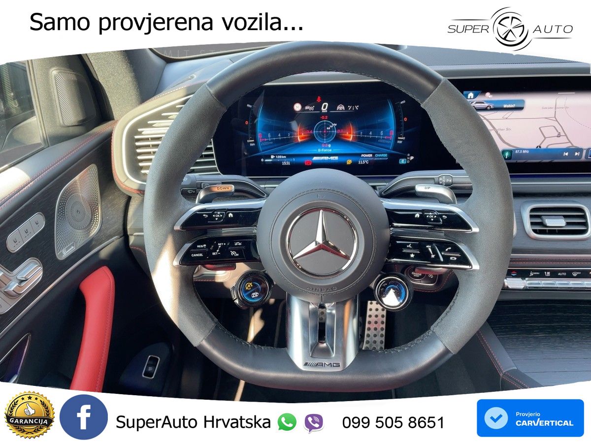 Mercedes AMG GLE 63 S V8 (612 KS) EQ Boost 4MATIC+ AMG SPEEDSHIFT TCT 9G LED+GR SJED+ACC