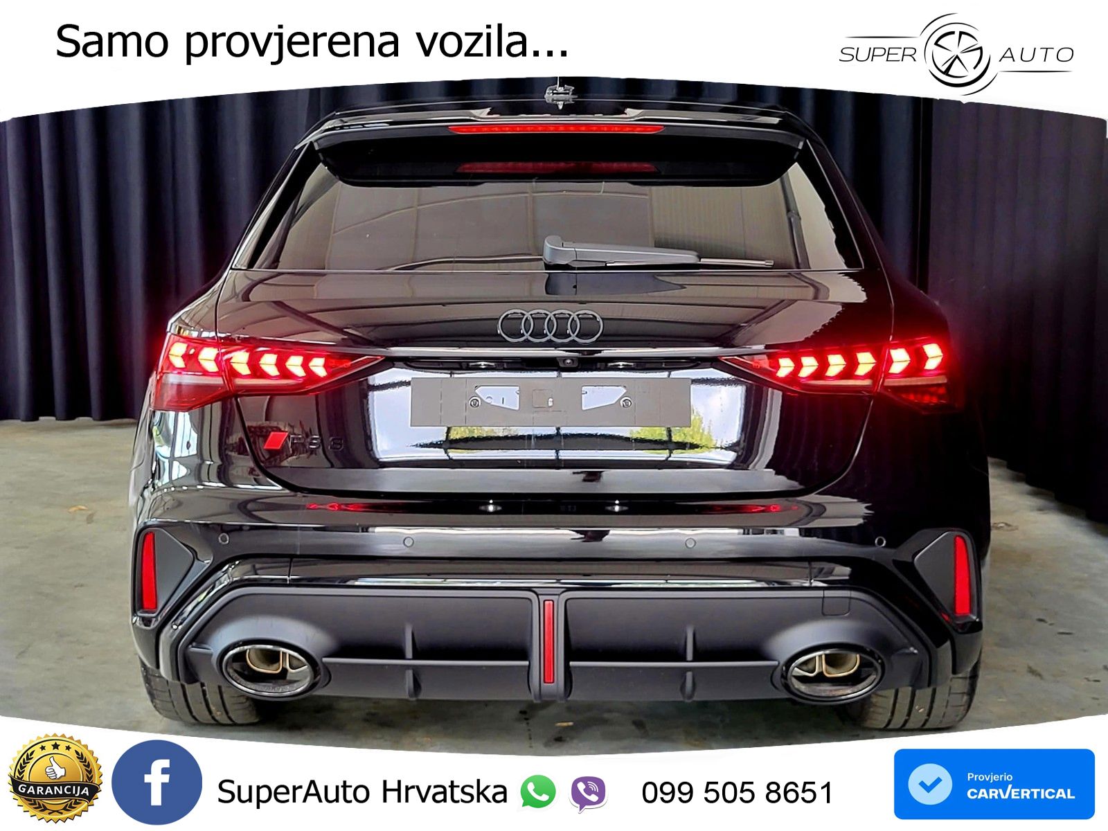 Audi RS3 Sedan 2.5 TFSI (400 KS) quattro S tronic LED+GR SJED+ACC