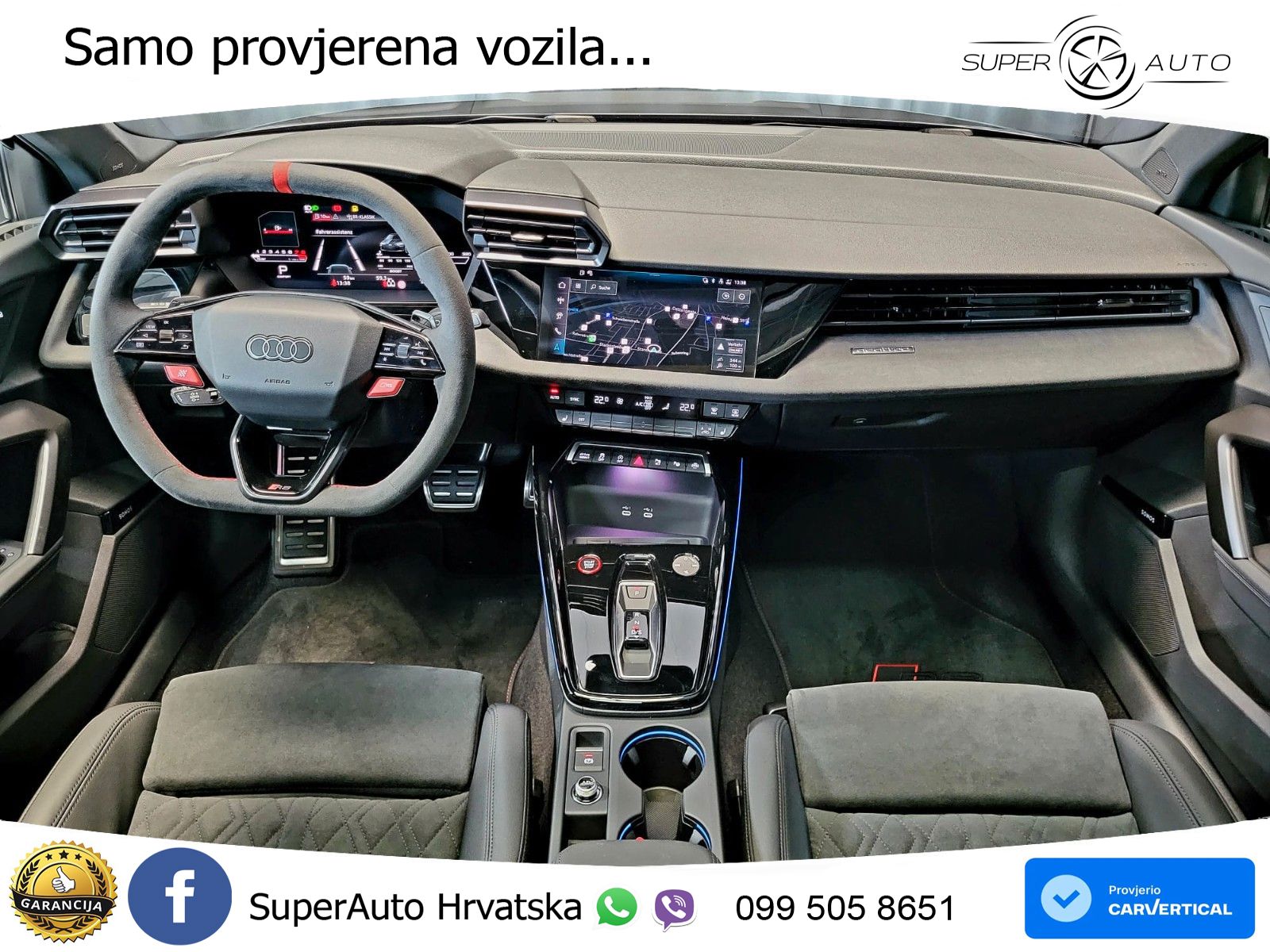 Audi RS3 Sedan 2.5 TFSI (400 KS) quattro S tronic LED+GR SJED+ACC