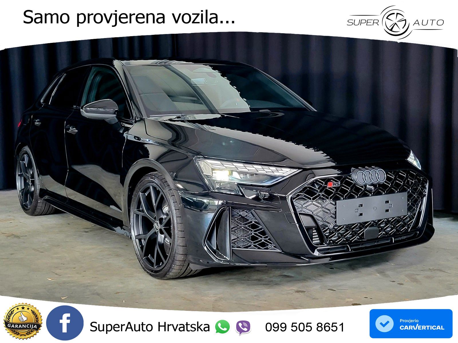 Audi RS3 Sedan 2.5 TFSI (400 KS) quattro S tronic LED+GR SJED+ACC