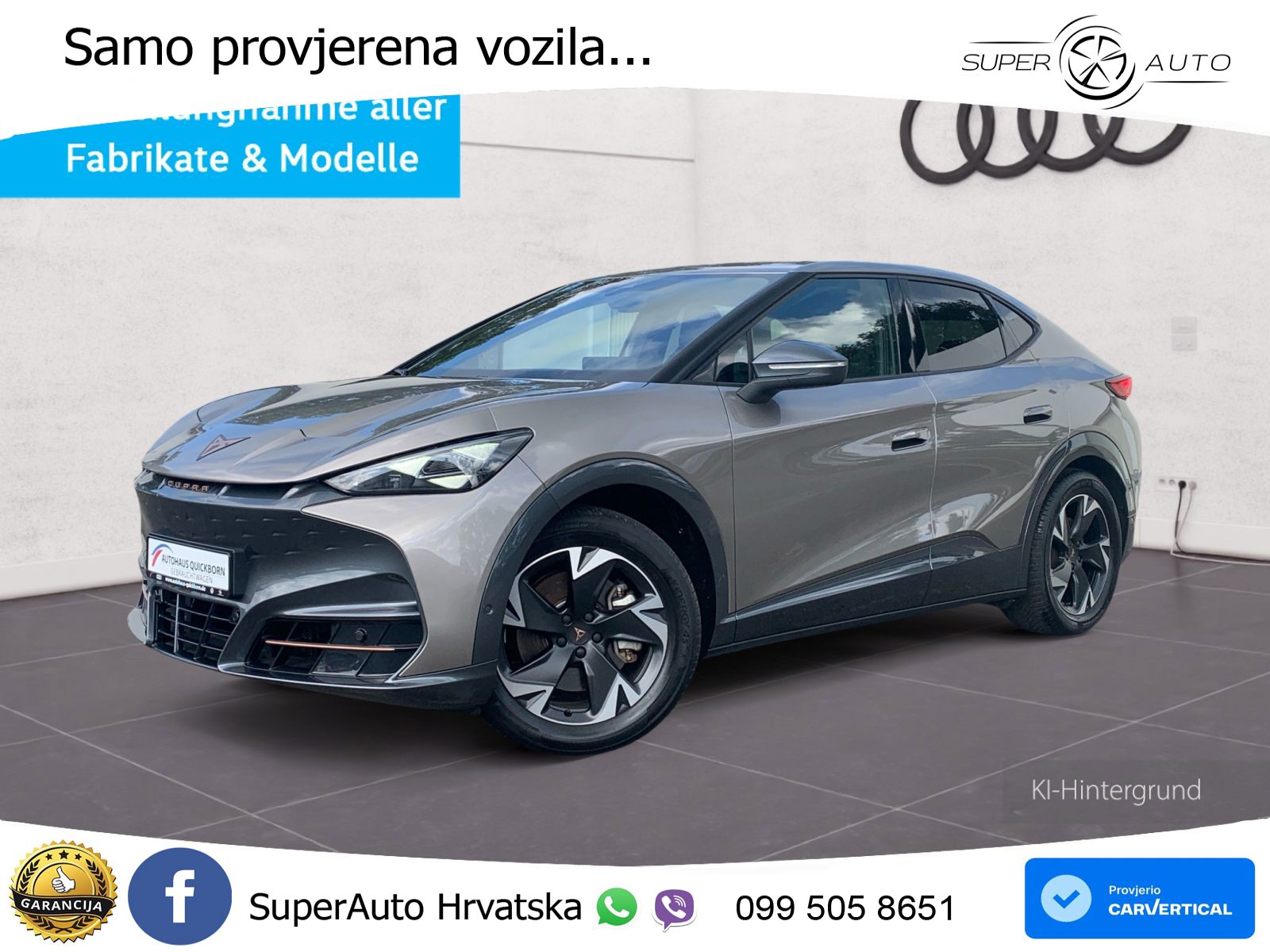 Cupra Tavascan 82 kWh (286 KS) LED+GR SJED+ACC