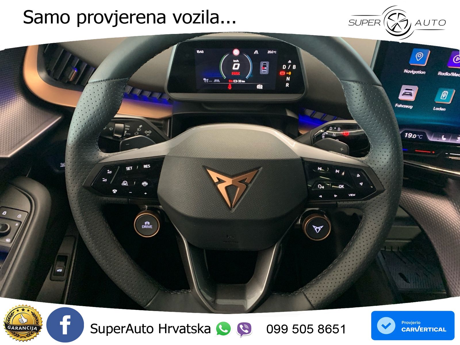 Cupra Tavascan 82 kWh (286 KS) LED+GR SJED+ACC