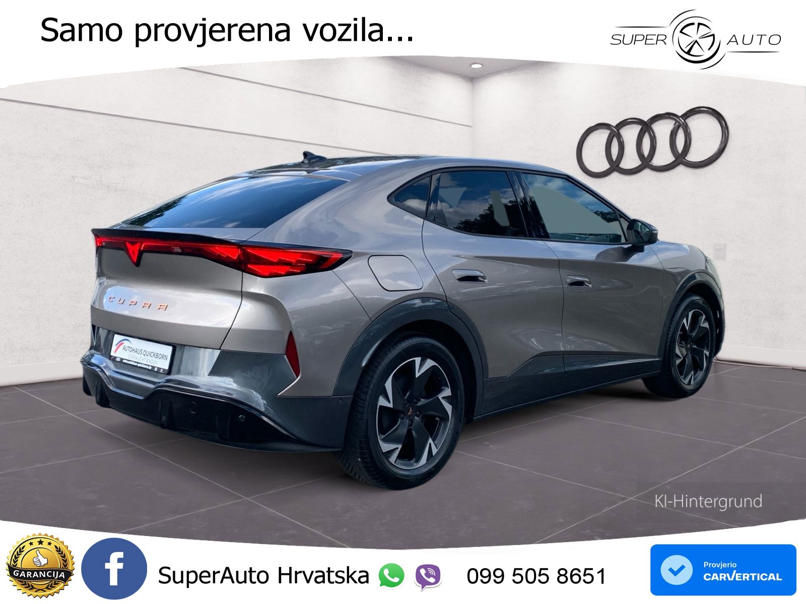 Cupra Tavascan 82 kWh (286 KS) LED+GR SJED+ACC