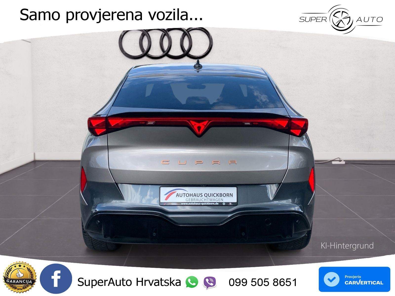 Cupra Tavascan 82 kWh (286 KS) LED+GR SJED+ACC
