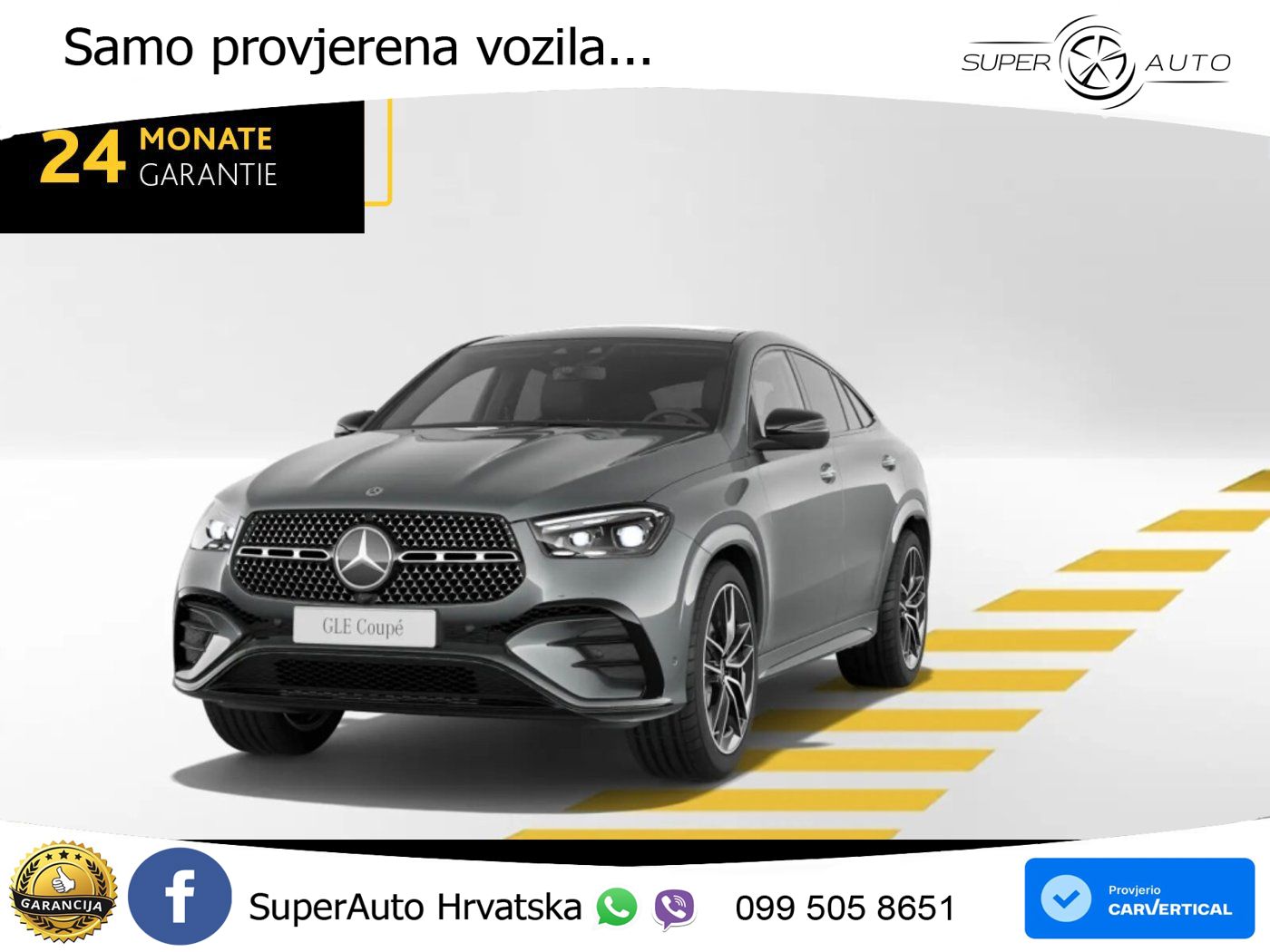 Mercedes GLE Coupe 450d (367 KS) EQ Boost 4MATIC 9G-TRONIC AMG LED+GR SJED+ACC