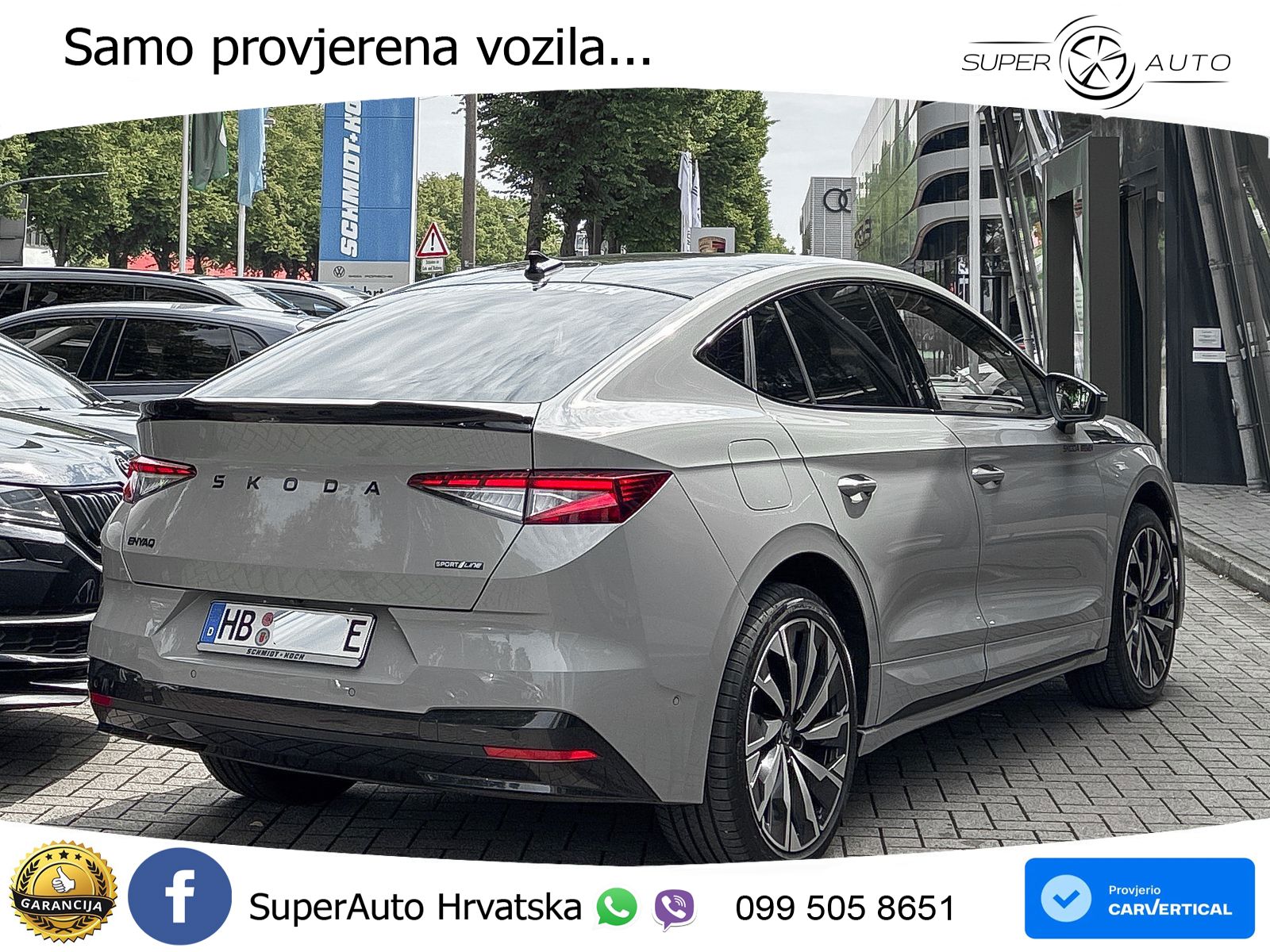 Škoda Enyaq Coupe iV 85 82 kWh (286 KS) SportLine