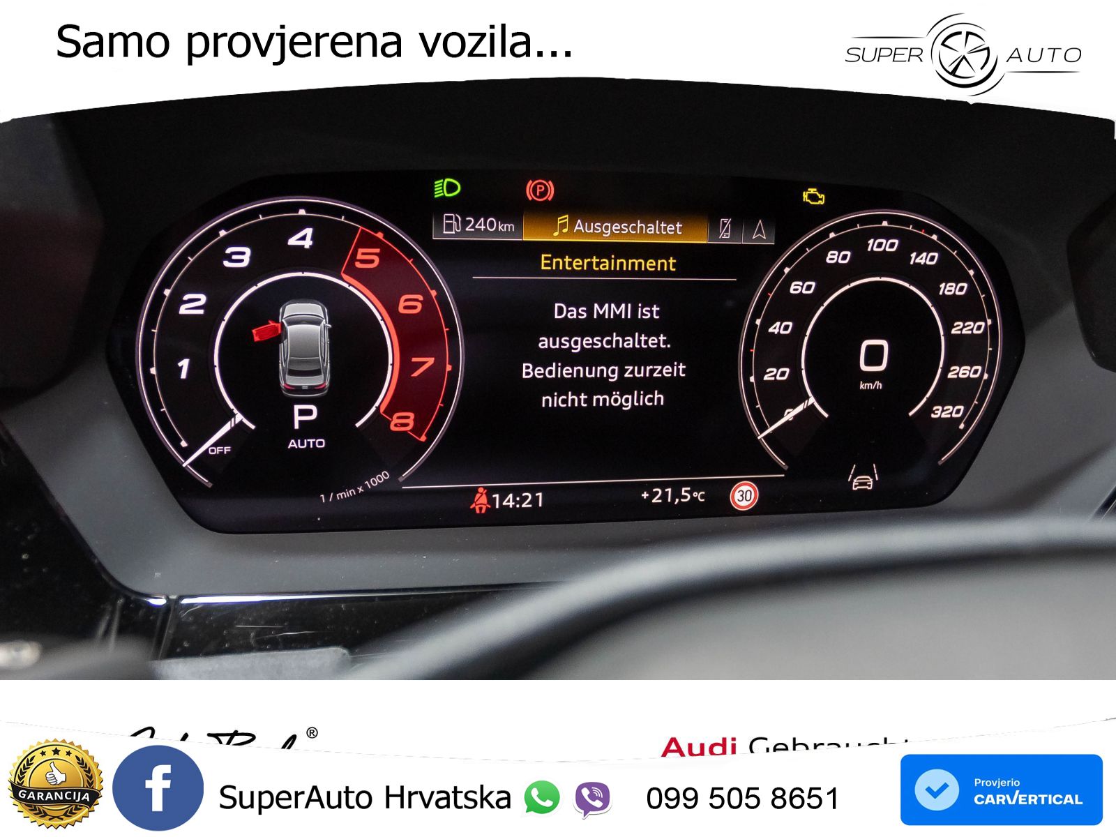 Audi RS3 Sedan 2.5 TFSI (400 KS) quattro S tronic LED+GR SJED+ACC
