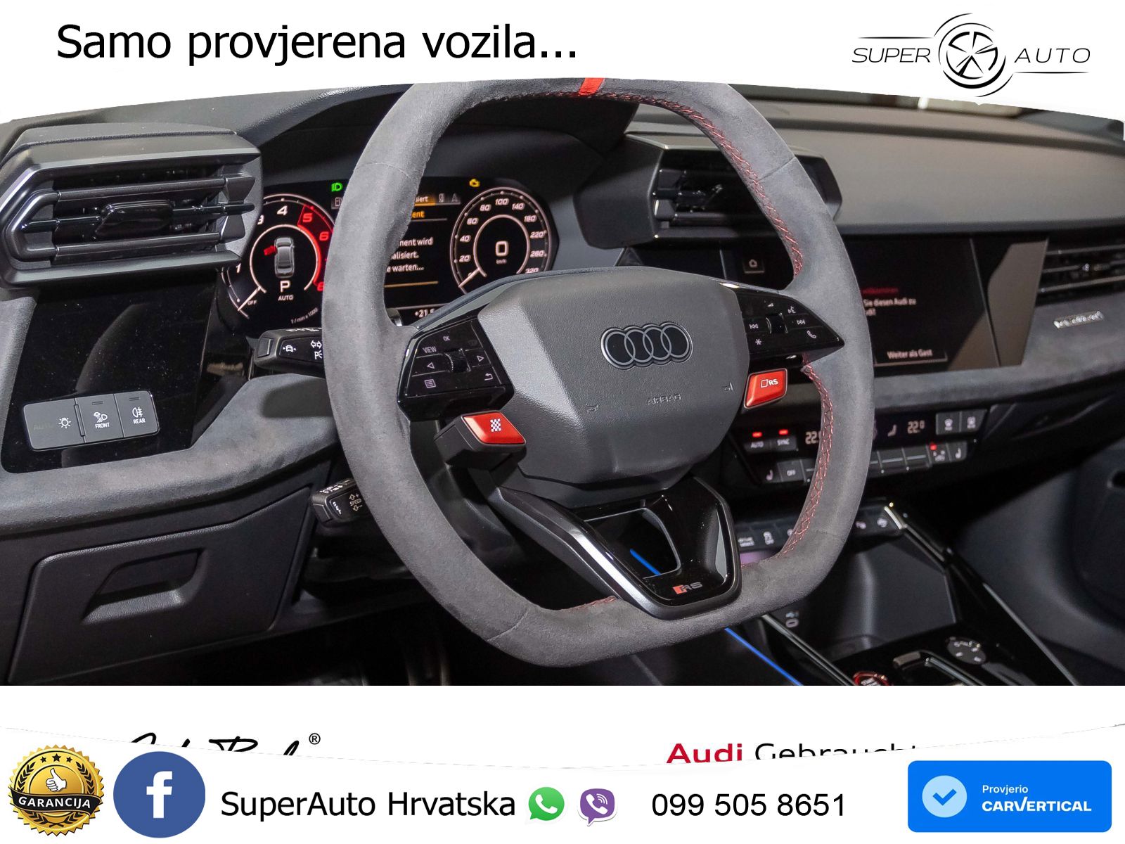 Audi RS3 Sedan 2.5 TFSI (400 KS) quattro S tronic LED+GR SJED+ACC