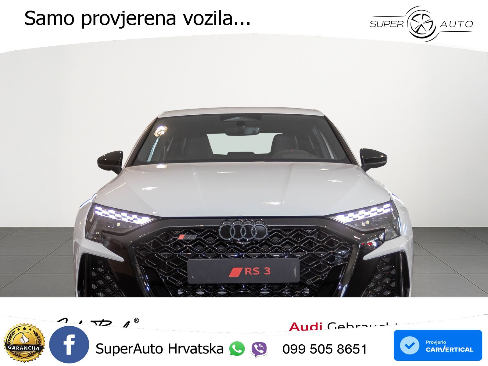 Audi RS3 Sedan 2.5 TFSI (400 KS) quattro S tronic LED+GR SJED+ACC