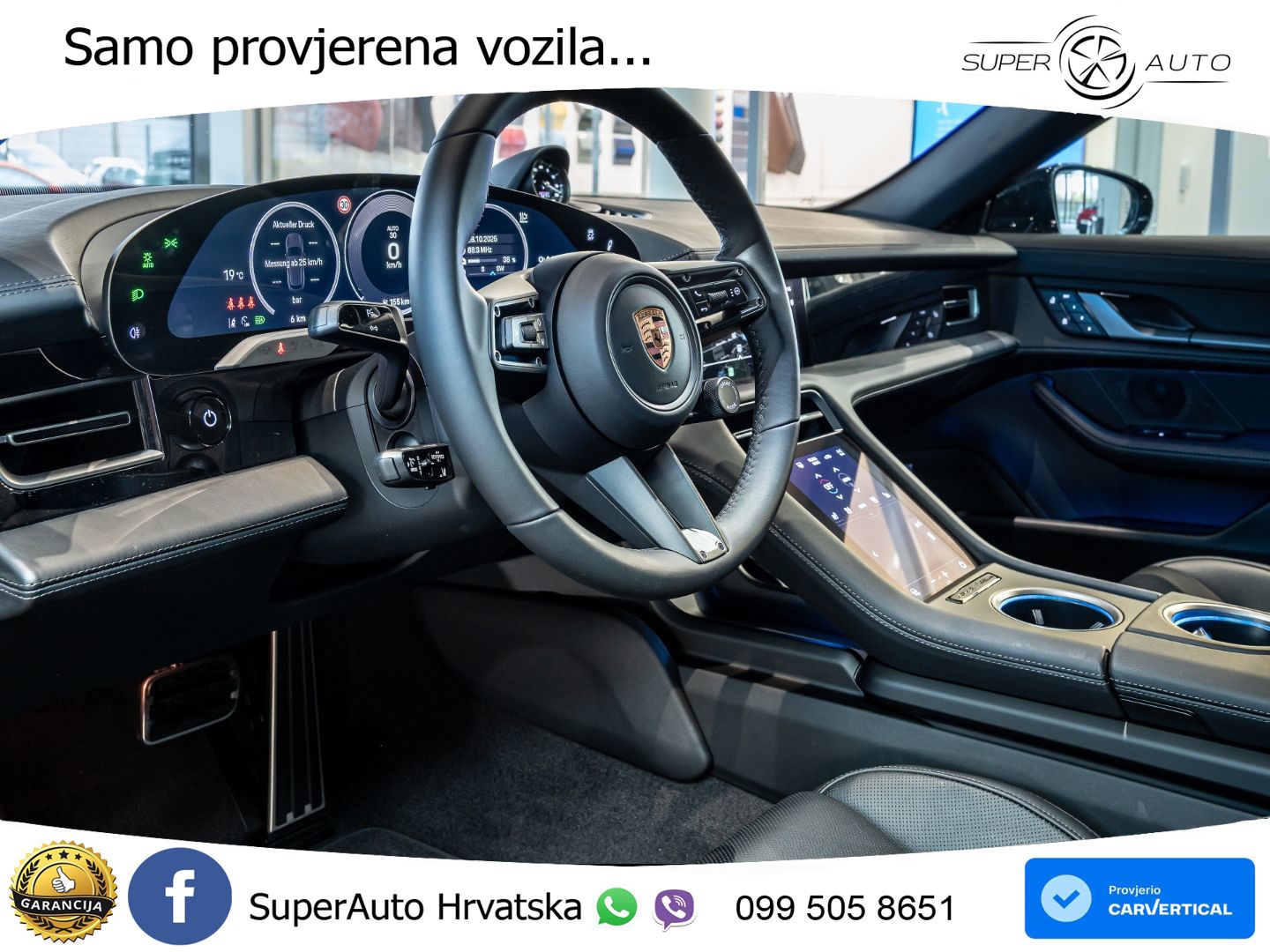 Porsche Taycan Sport Turismo 105 kWh (435 KS)