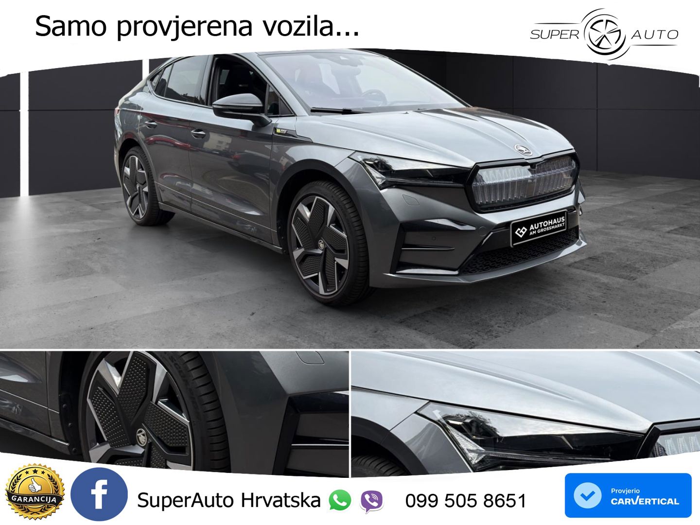 Škoda Enyaq Coupe iV RS 82 kWh (299 KS) AWD Suite LED+GR SJED+ACC