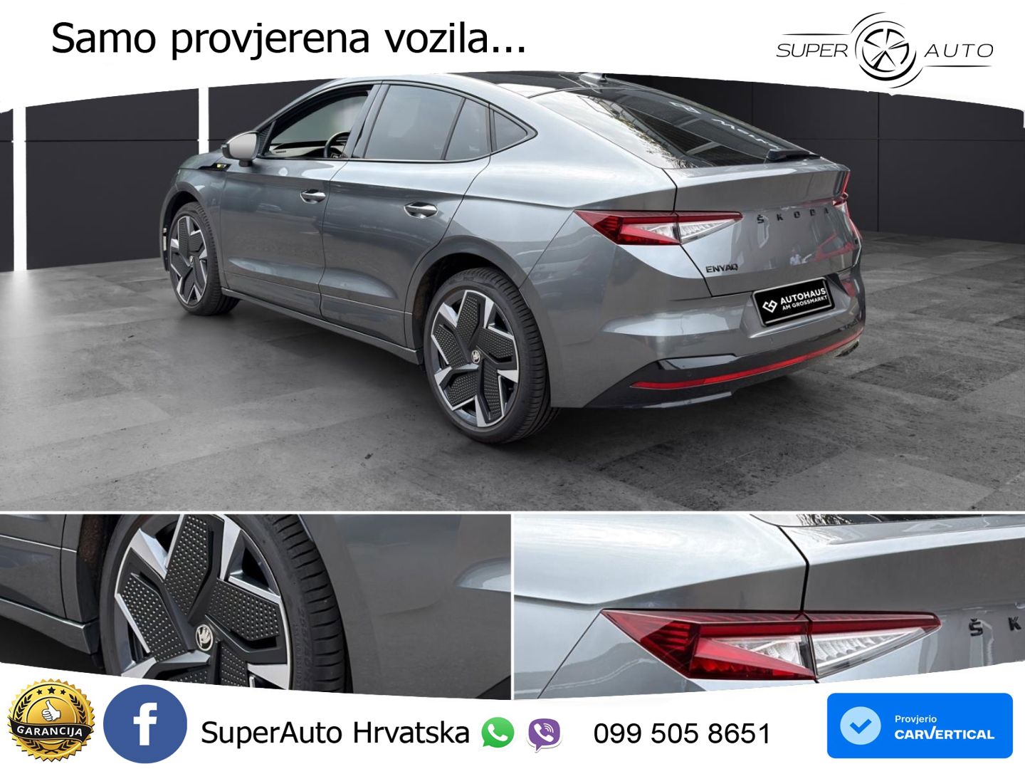 Škoda Enyaq Coupe iV RS 82 kWh (299 KS) AWD Suite LED+GR SJED+ACC