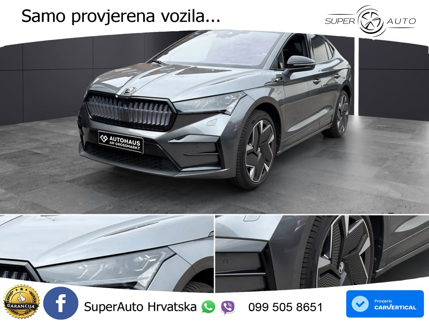 Škoda Enyaq Coupe iV RS 82 kWh (299 KS) AWD Suite LED+GR SJED+ACC