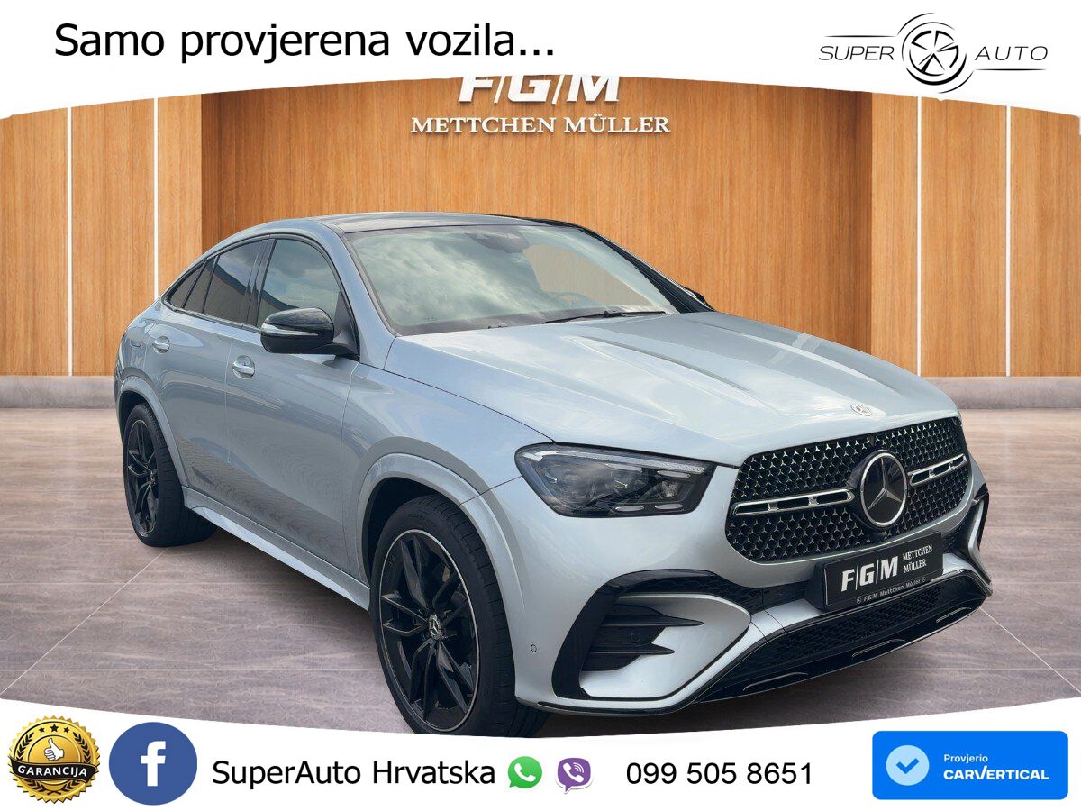 Mercedes GLE Coupe 300d (269 ks) EQ Boost 4MATIC 9G-TRONIC AMG LED+GR SJED+ACC
