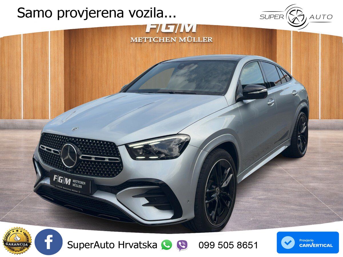 Mercedes GLE Coupe 300d (269 ks) EQ Boost 4MATIC 9G-TRONIC AMG LED+GR SJED+ACC