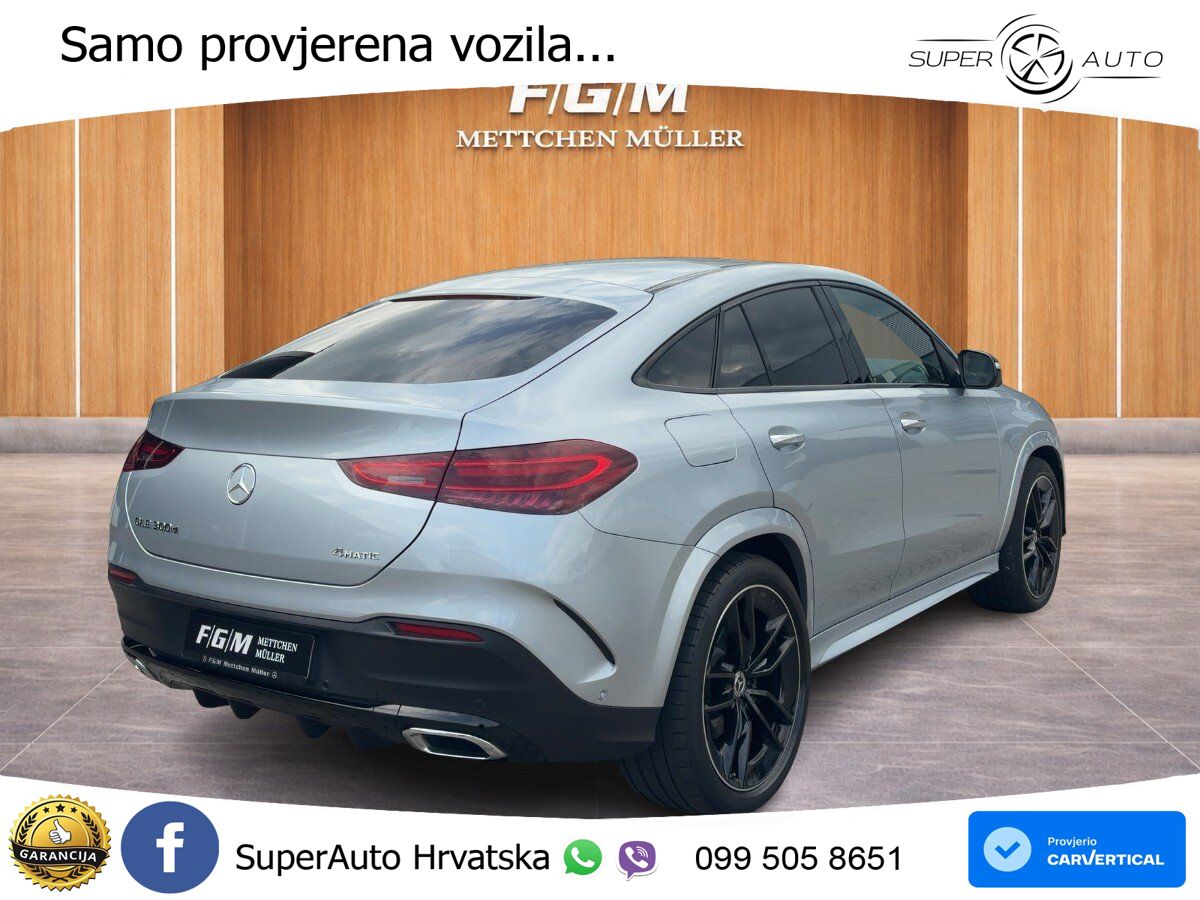 Mercedes GLE Coupe 300d (269 ks) EQ Boost 4MATIC 9G-TRONIC AMG LED+GR SJED+ACC