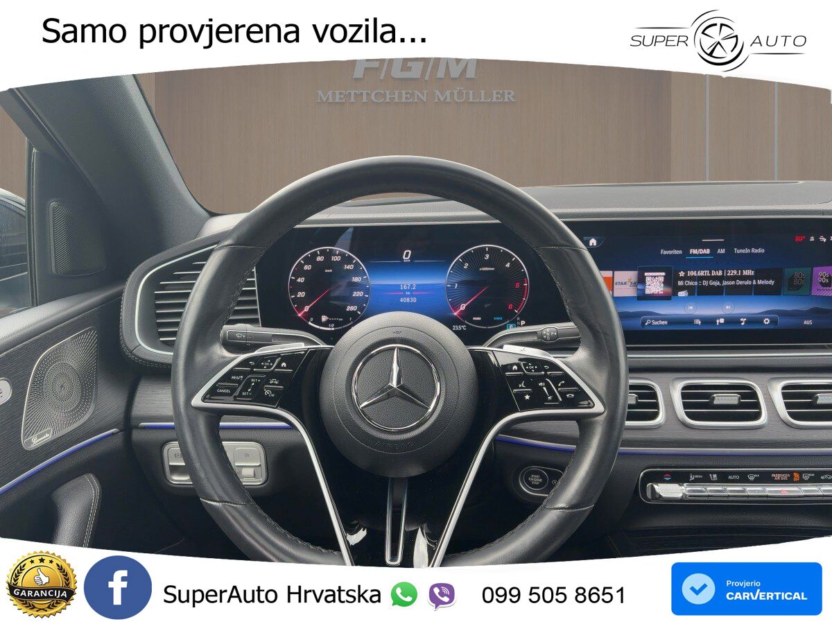 Mercedes GLE Coupe 300d (269 ks) EQ Boost 4MATIC 9G-TRONIC AMG LED+GR SJED+ACC