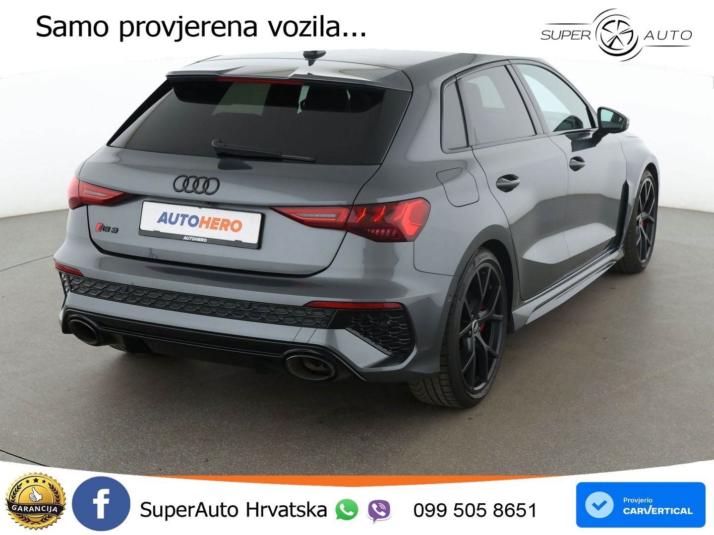 Audi RS3 Sportback 2.5 TFSI (400 KS) quattro S tronic LED+GR SJED+ACC