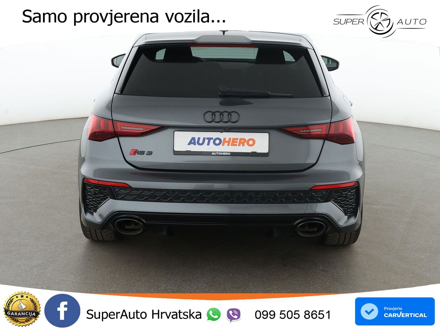 Audi RS3 Sportback 2.5 TFSI (400 KS) quattro S tronic LED+GR SJED+ACC