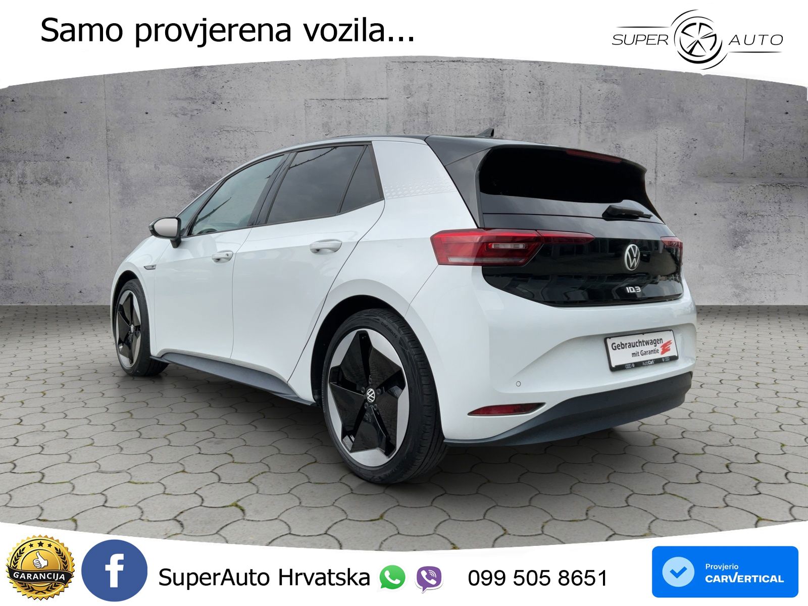 Volkswagen ID.3 Pro Performance 62 kWh (204 KS) LED+GR SJED+ACC