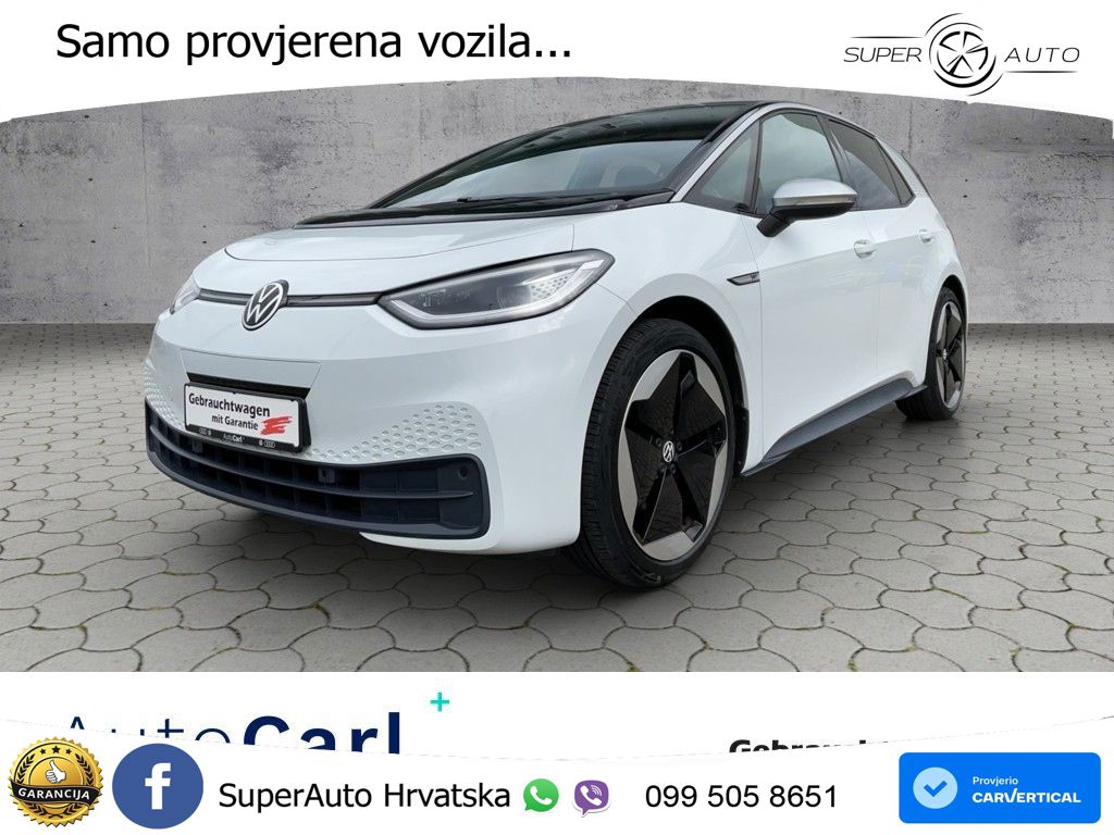 Volkswagen ID.3 Pro Performance 62 kWh (204 KS) LED+GR SJED+ACC
