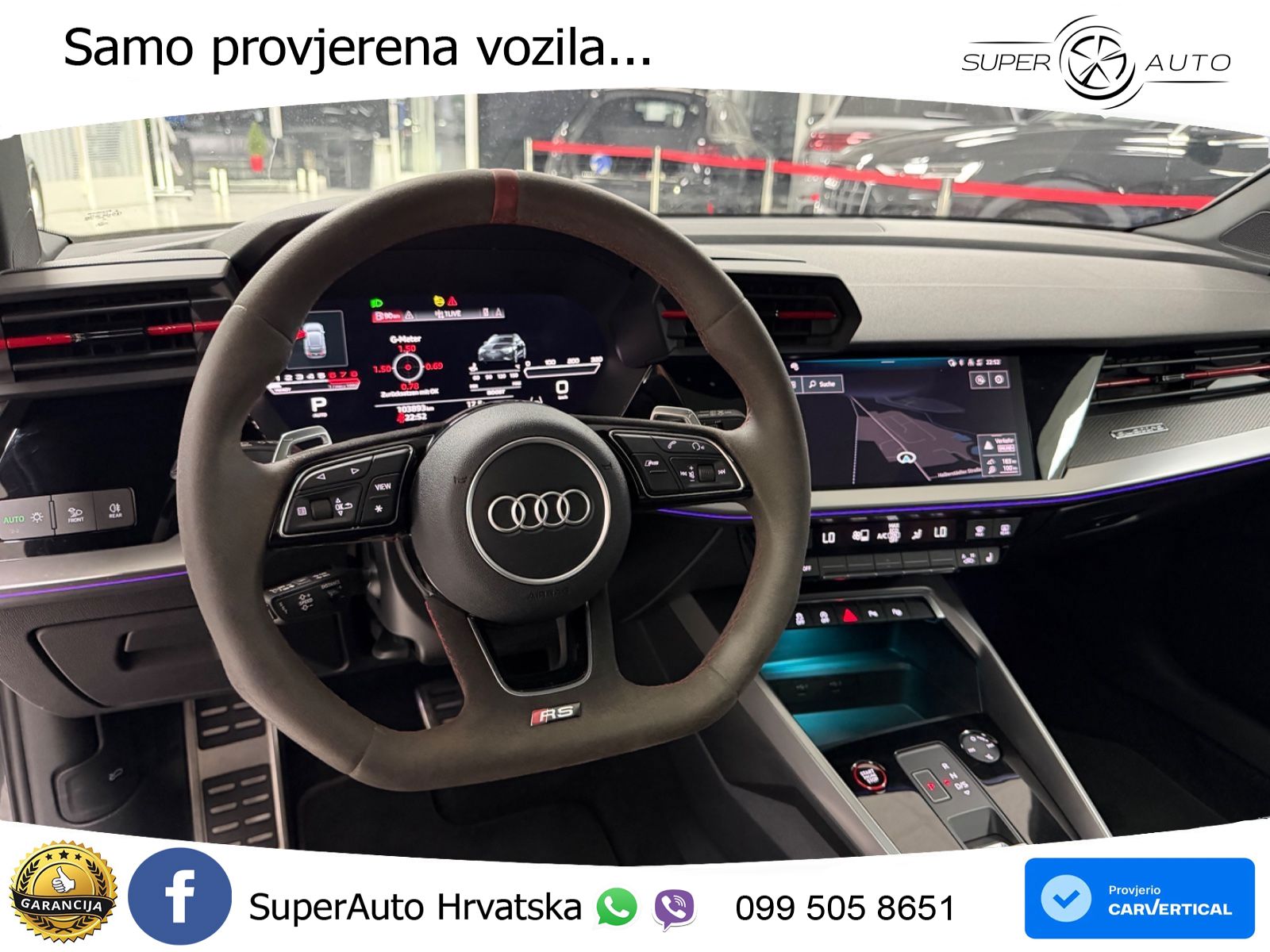 Audi RS3 Sedan 2.5 TFSI (400 KS) quattro S tronic LED+GR SJED+ACC