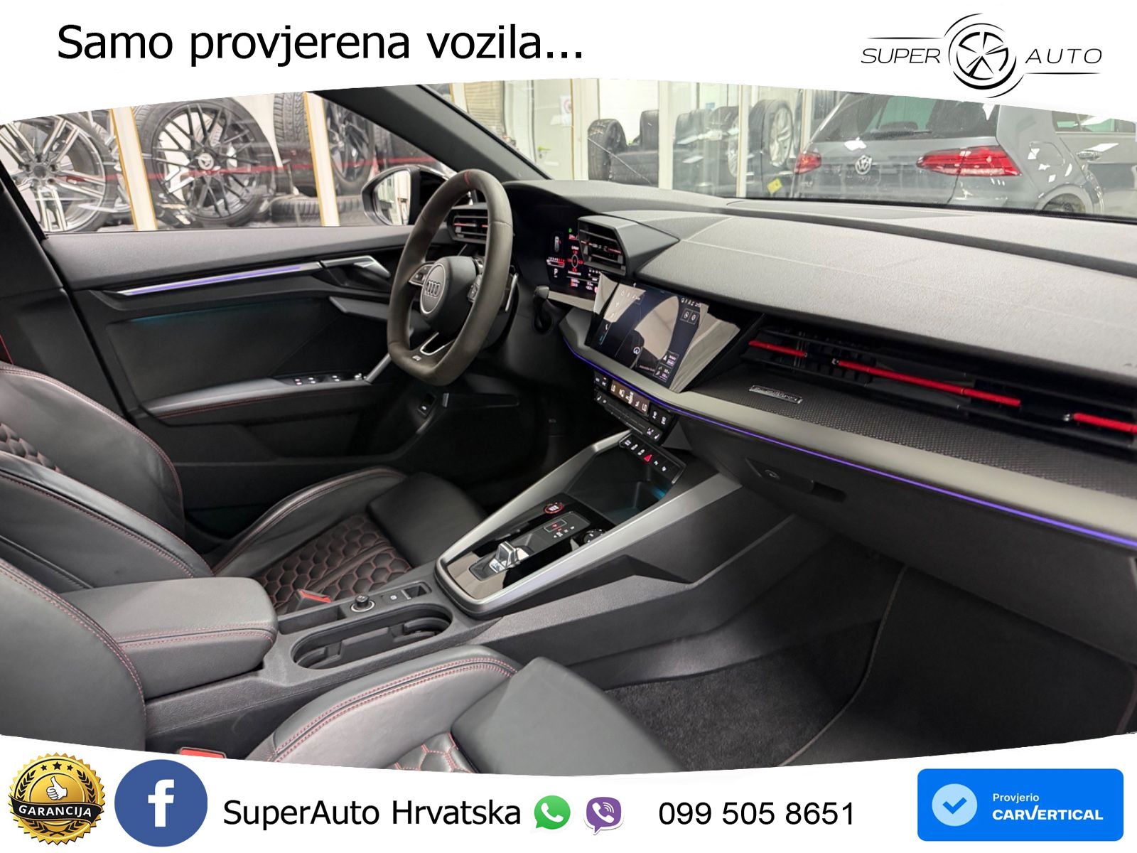 Audi RS3 Sedan 2.5 TFSI (400 KS) quattro S tronic LED+GR SJED+ACC