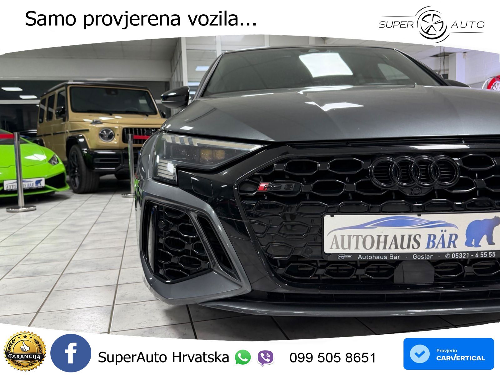 Audi RS3 Sedan 2.5 TFSI (400 KS) quattro S tronic LED+GR SJED+ACC