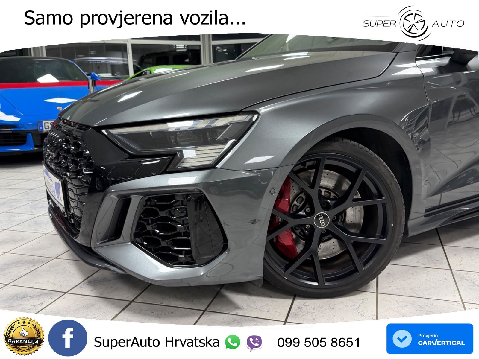 Audi RS3 Sedan 2.5 TFSI (400 KS) quattro S tronic LED+GR SJED+ACC