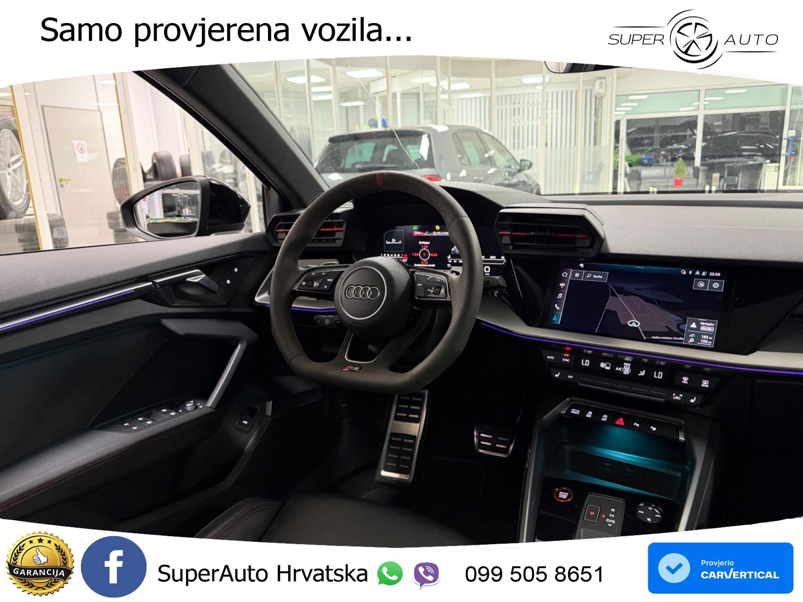 Audi RS3 Sedan 2.5 TFSI (400 KS) quattro S tronic LED+GR SJED+ACC