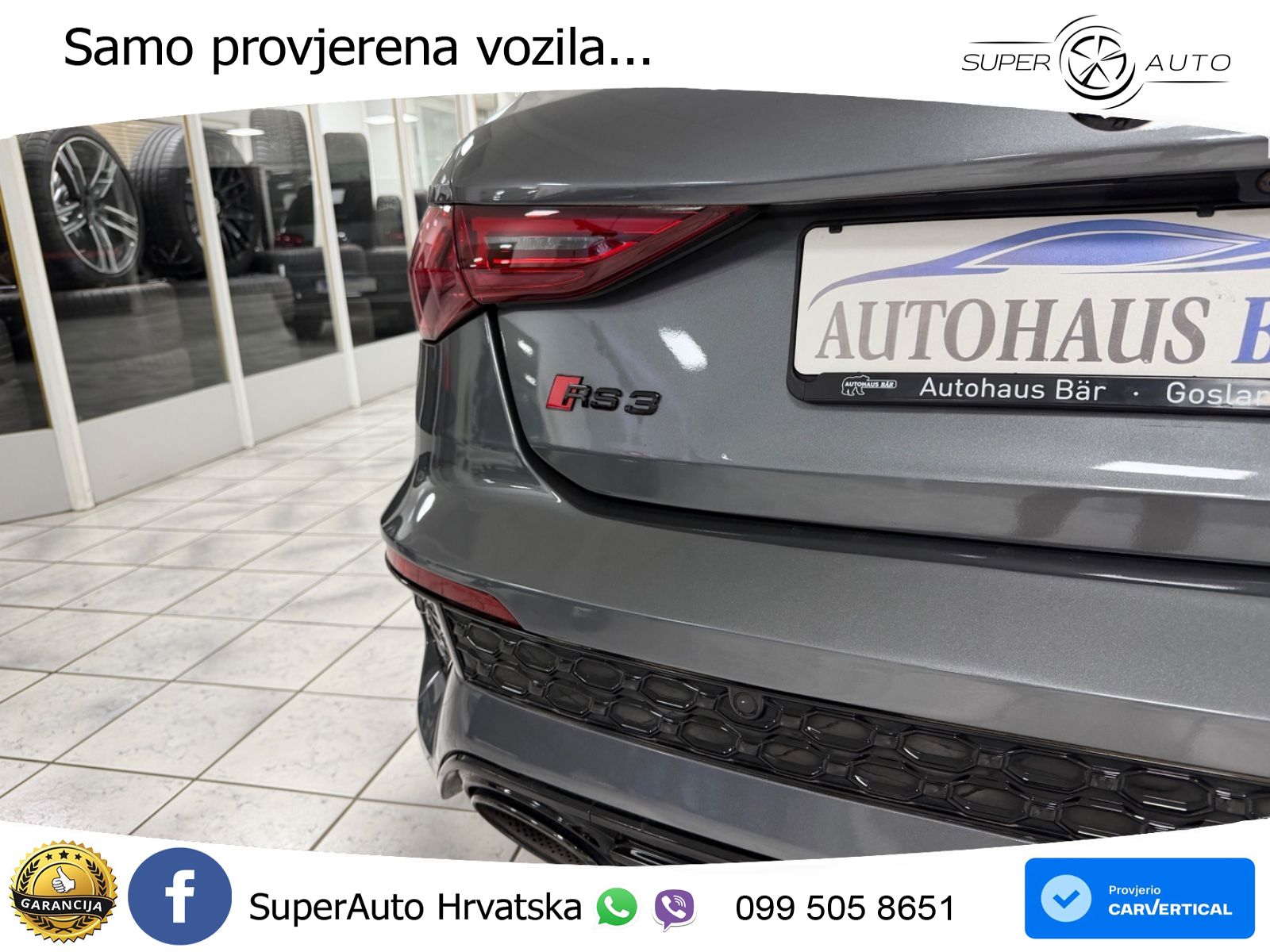 Audi RS3 Sedan 2.5 TFSI (400 KS) quattro S tronic LED+GR SJED+ACC