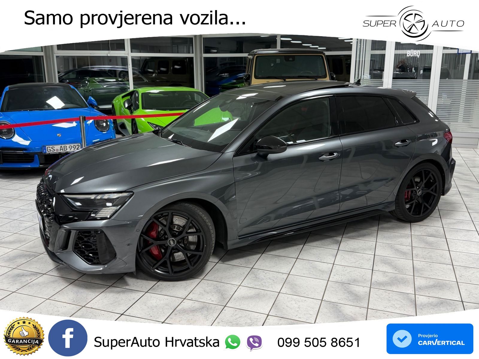 Audi RS3 Sedan 2.5 TFSI (400 KS) quattro S tronic LED+GR SJED+ACC