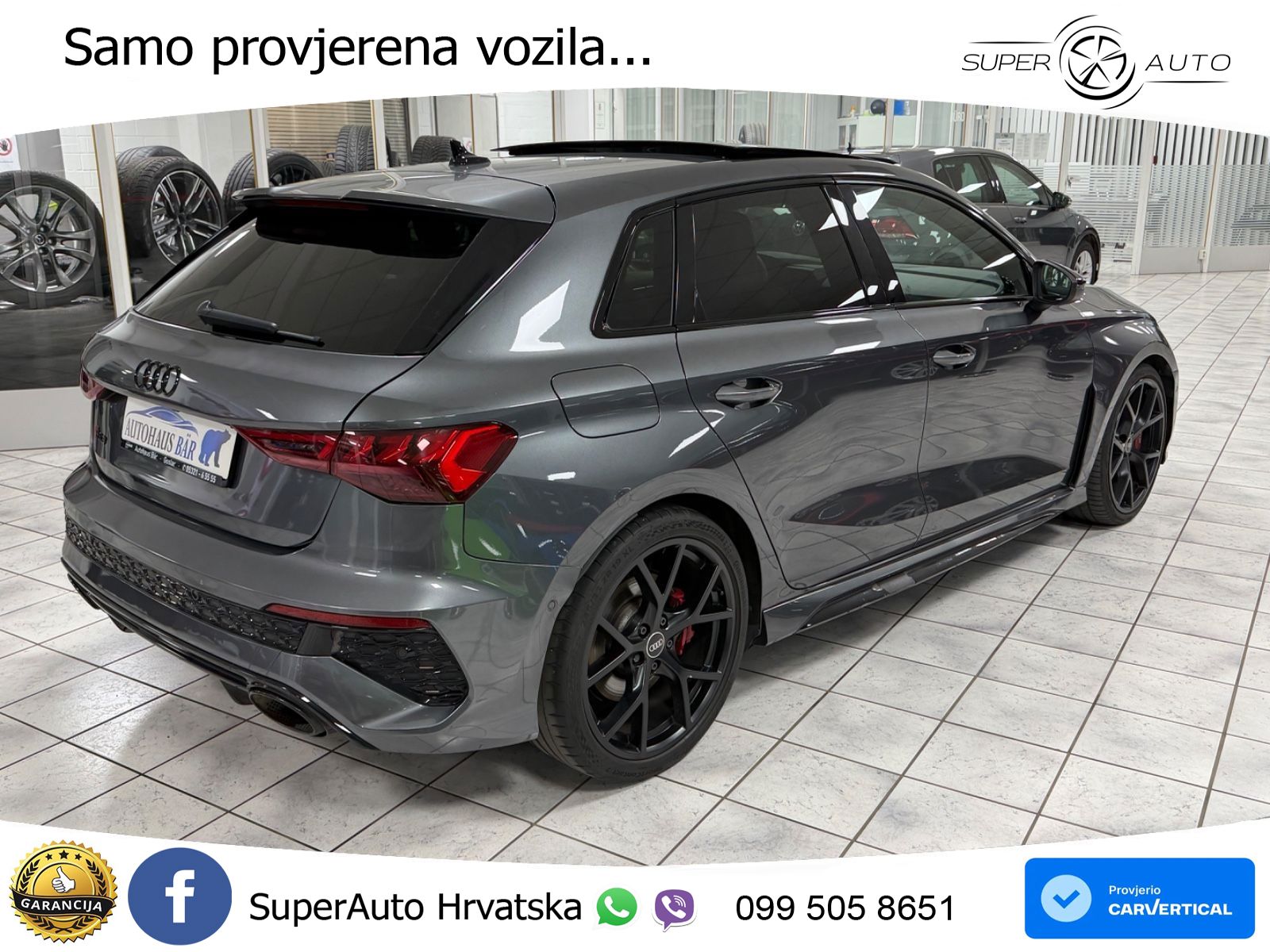 Audi RS3 Sedan 2.5 TFSI (400 KS) quattro S tronic LED+GR SJED+ACC