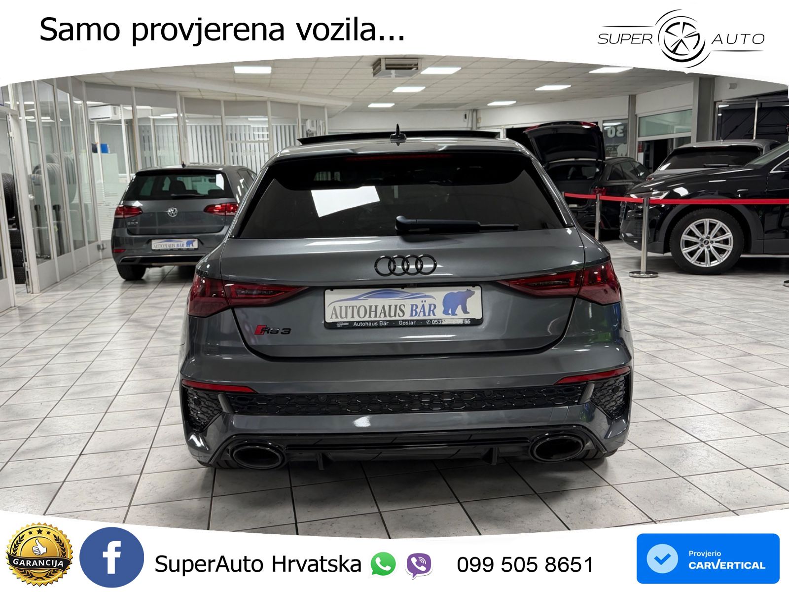 Audi RS3 Sedan 2.5 TFSI (400 KS) quattro S tronic LED+GR SJED+ACC
