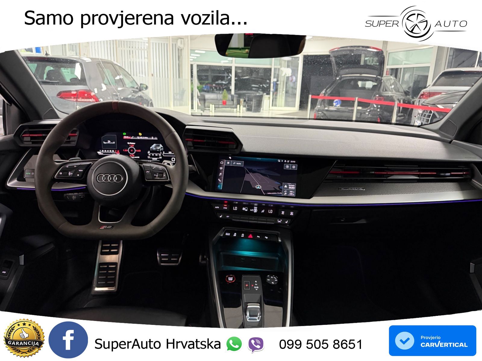 Audi RS3 Sedan 2.5 TFSI (400 KS) quattro S tronic LED+GR SJED+ACC