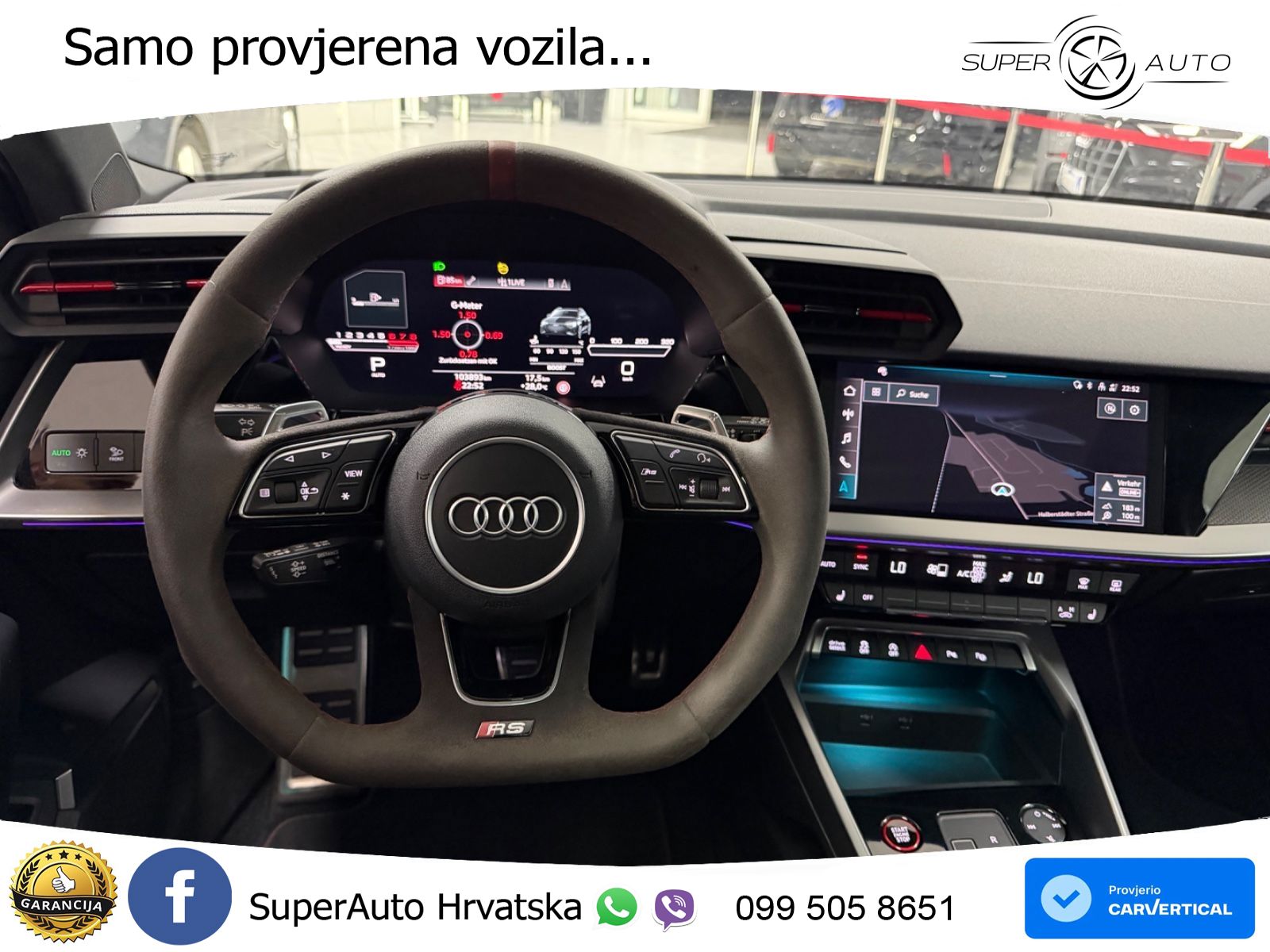 Audi RS3 Sedan 2.5 TFSI (400 KS) quattro S tronic LED+GR SJED+ACC