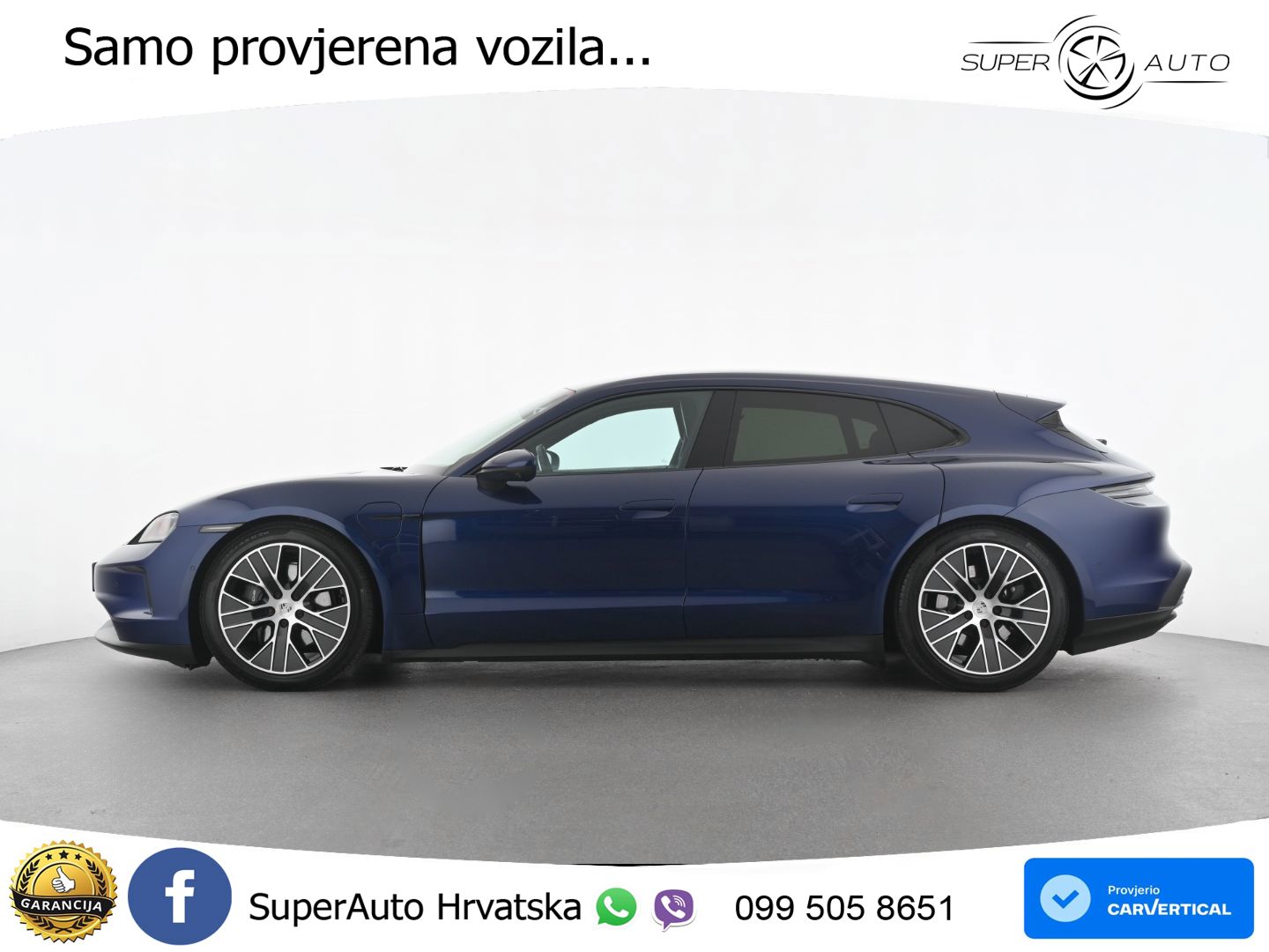 Porsche Taycan Sport Turismo 89 kWh (408 KS)