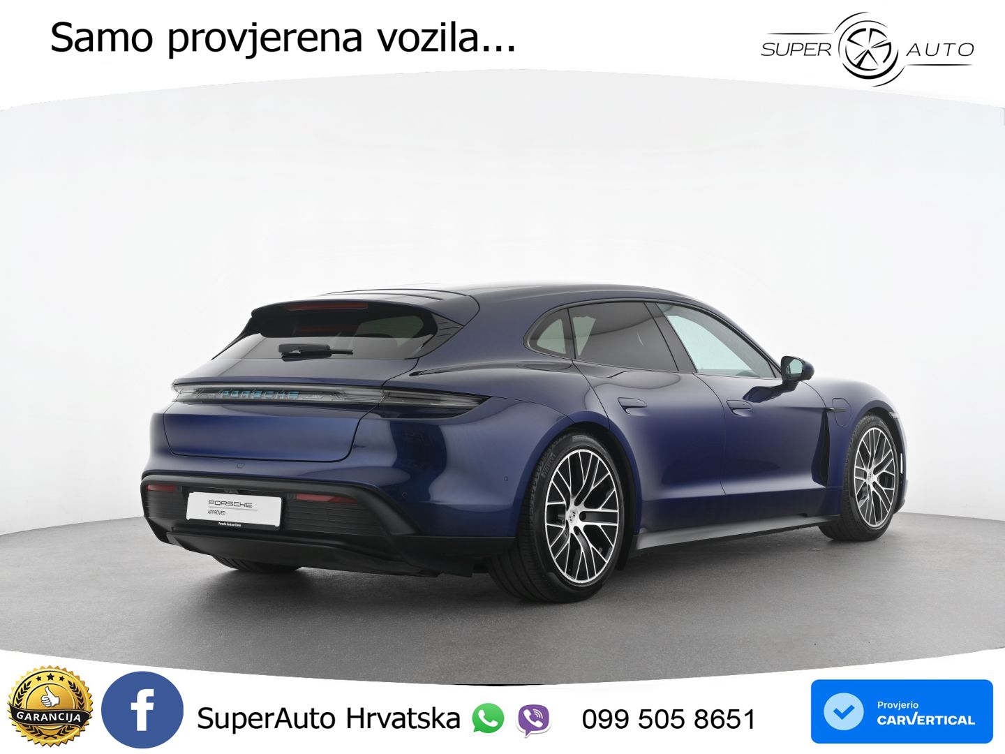 Porsche Taycan Sport Turismo 89 kWh (408 KS)