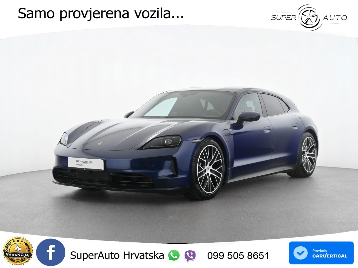 Porsche Taycan Sport Turismo 89 kWh (408 KS)