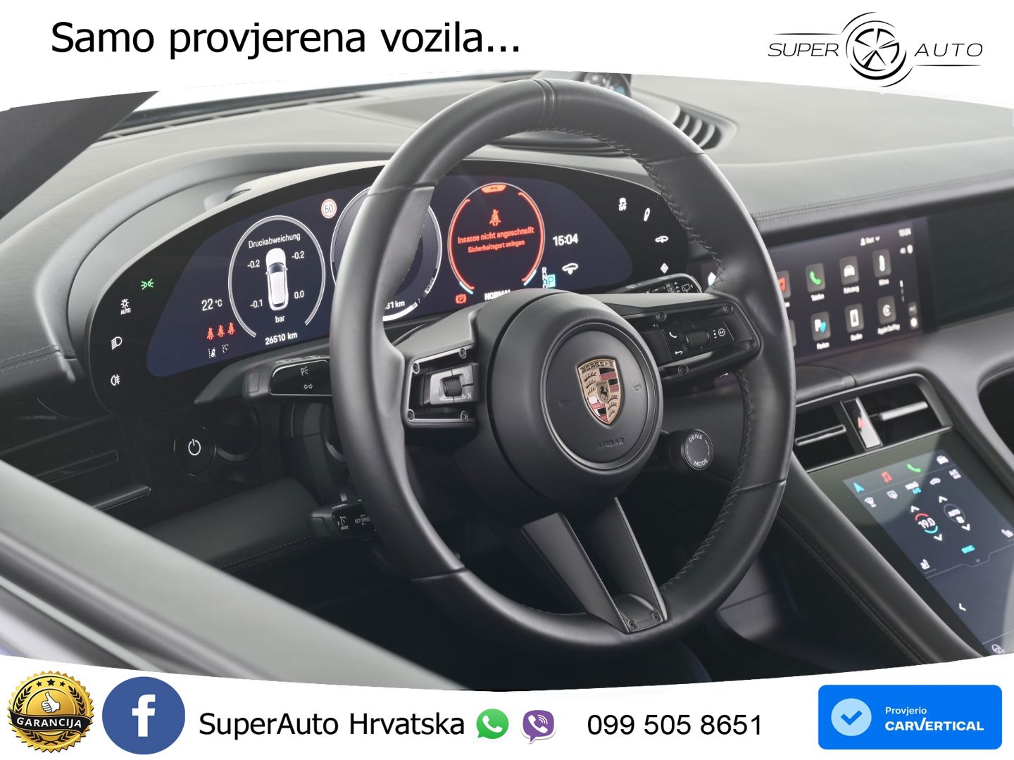 Porsche Taycan Sport Turismo 89 kWh (408 KS)