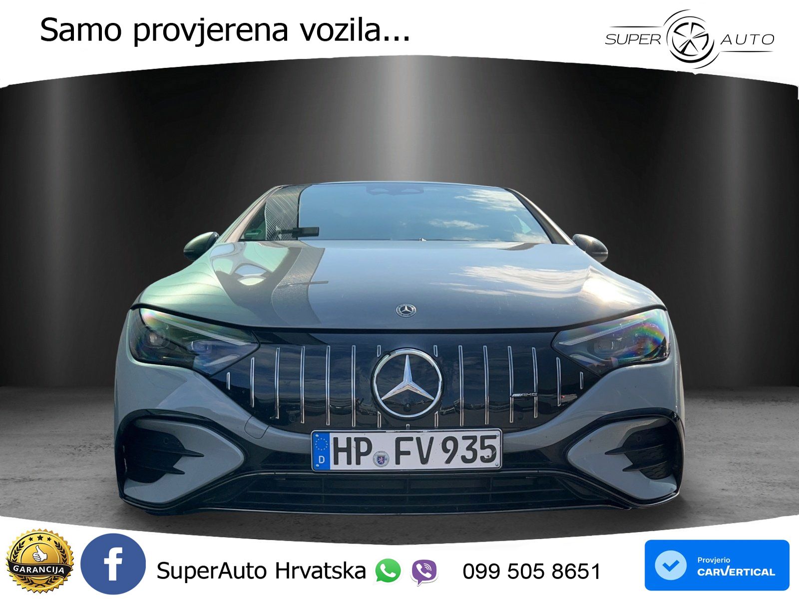 Mercedes EQE AMG 43 100 kWh (476 KS) 4MATIC ZRAČNI+ACC+GR SJED+360+PANO