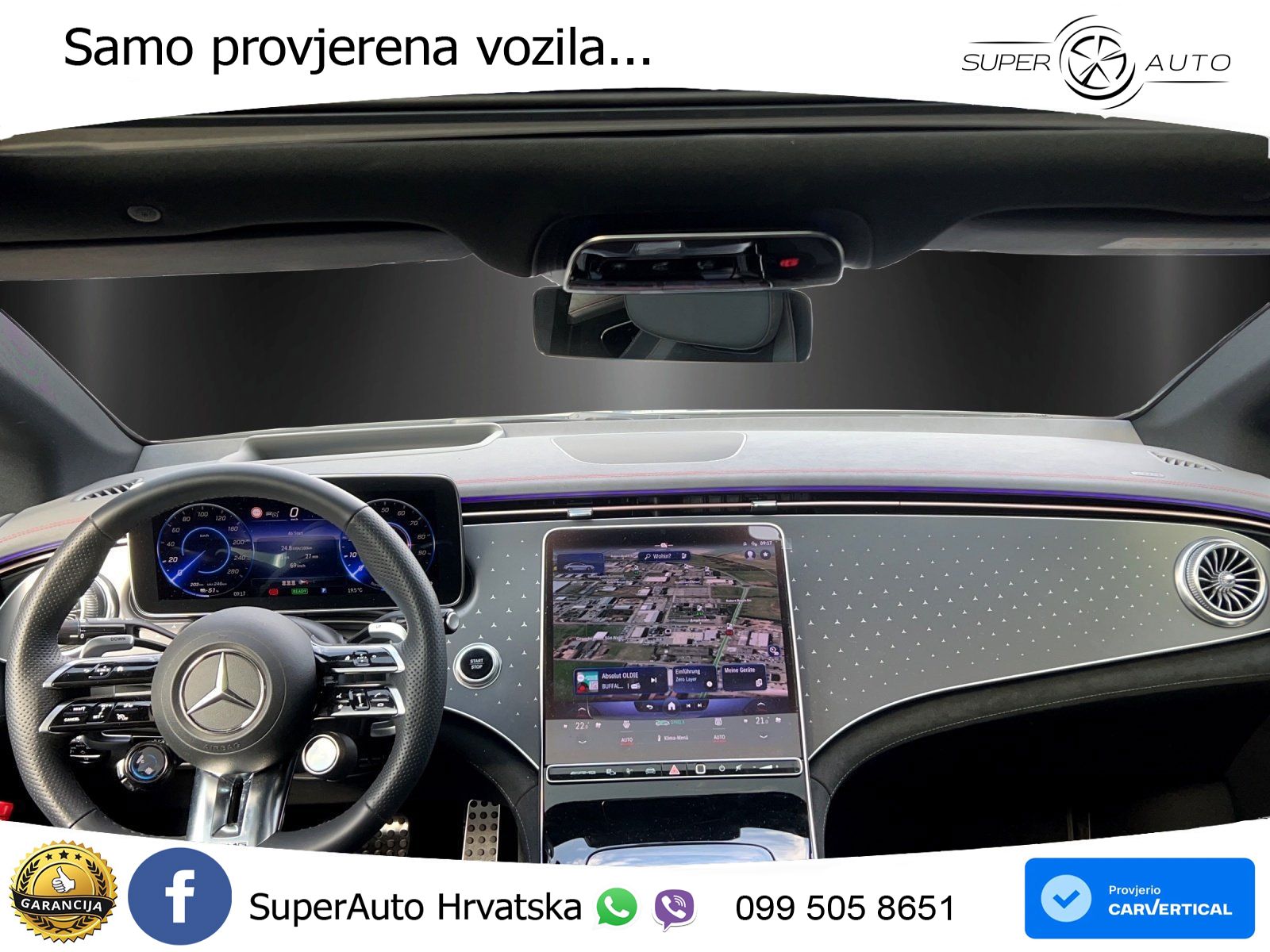 Mercedes EQE AMG 43 100 kWh (476 KS) 4MATIC ZRAČNI+ACC+GR SJED+360+PANO