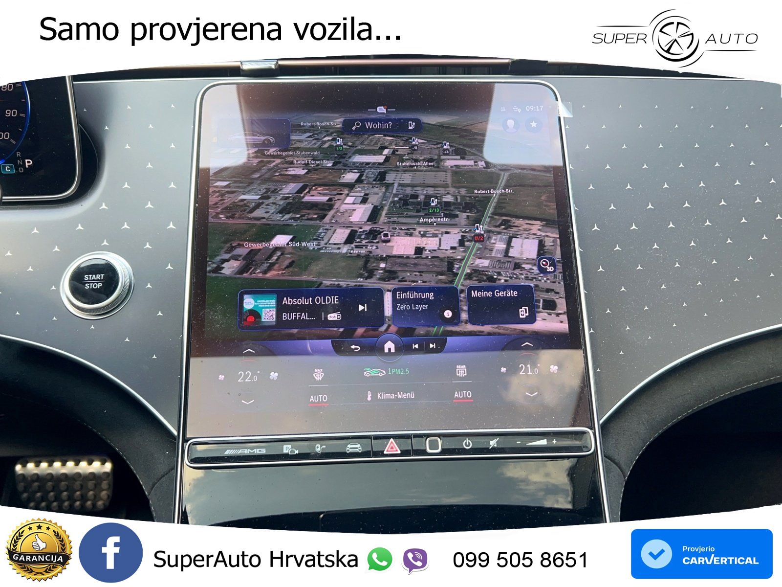 Mercedes EQE AMG 43 100 kWh (476 KS) 4MATIC ZRAČNI+ACC+GR SJED+360+PANO