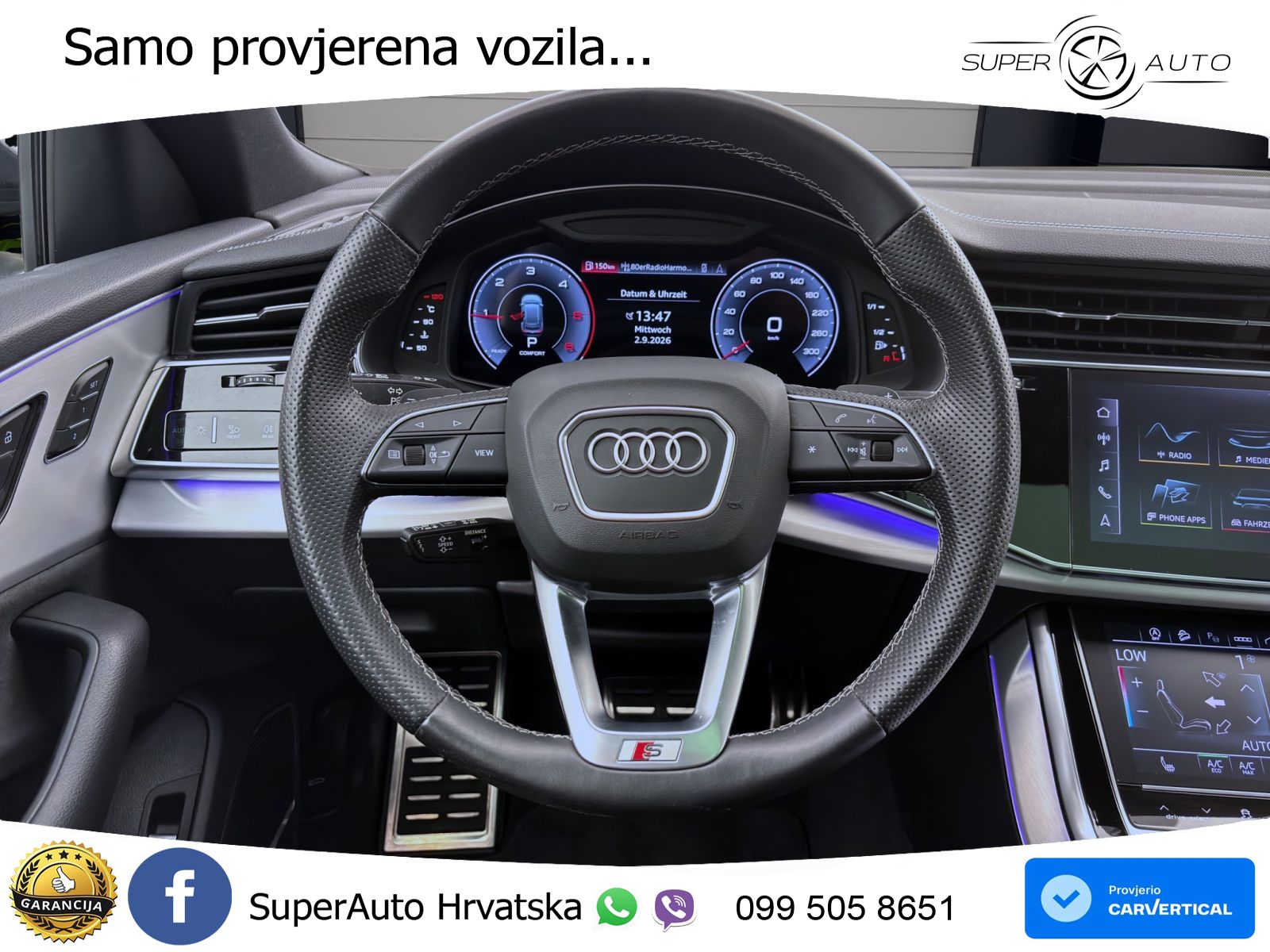 Audi Q8 50 TDI V6 (286 KS) quattro Tiptronic