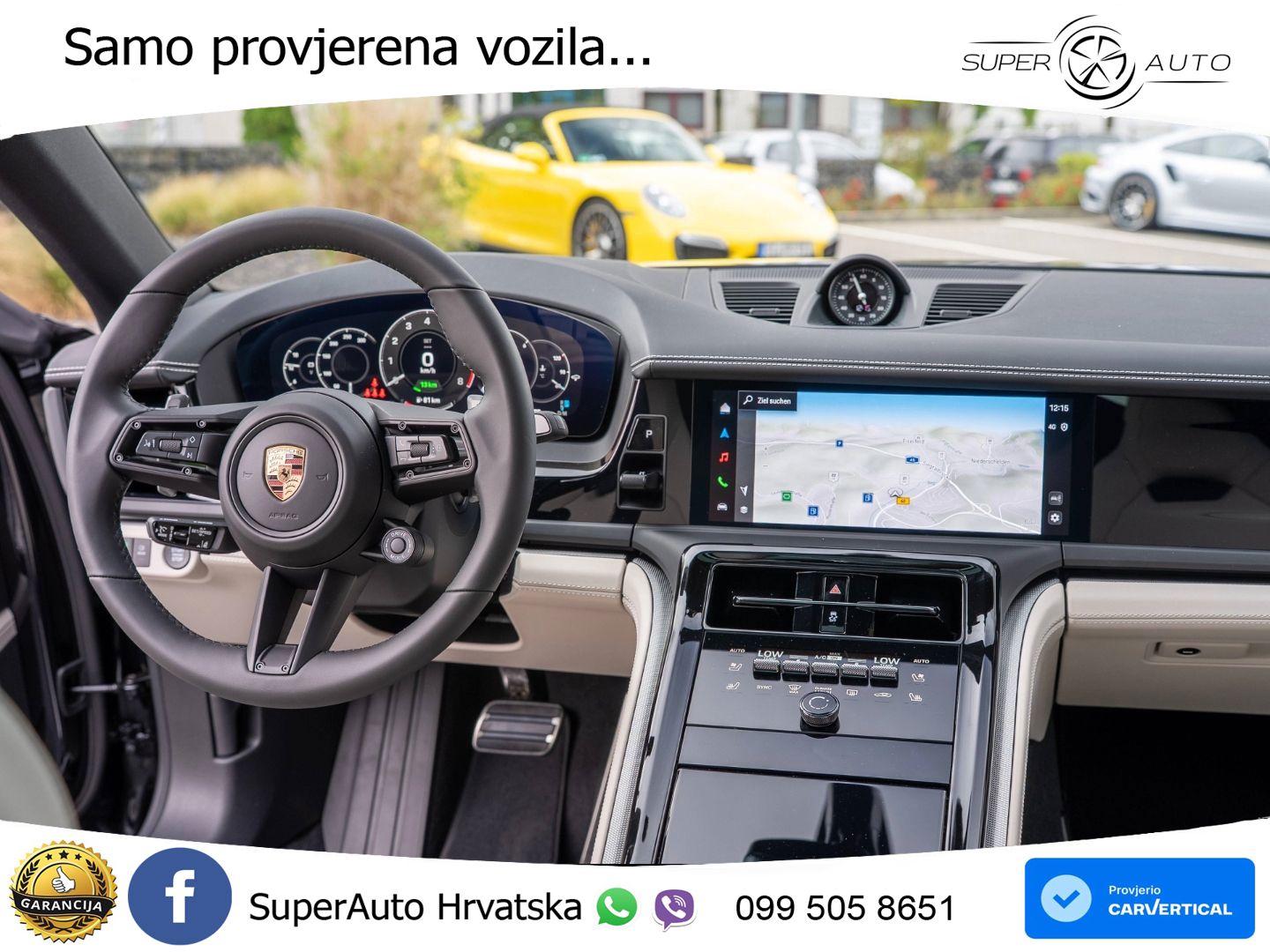 Porsche Panamera 4S 2.9 V6 (544 KS) E-Hybrid PDK ZRAČNI+ACC+GR SJED+KAM+PANO
