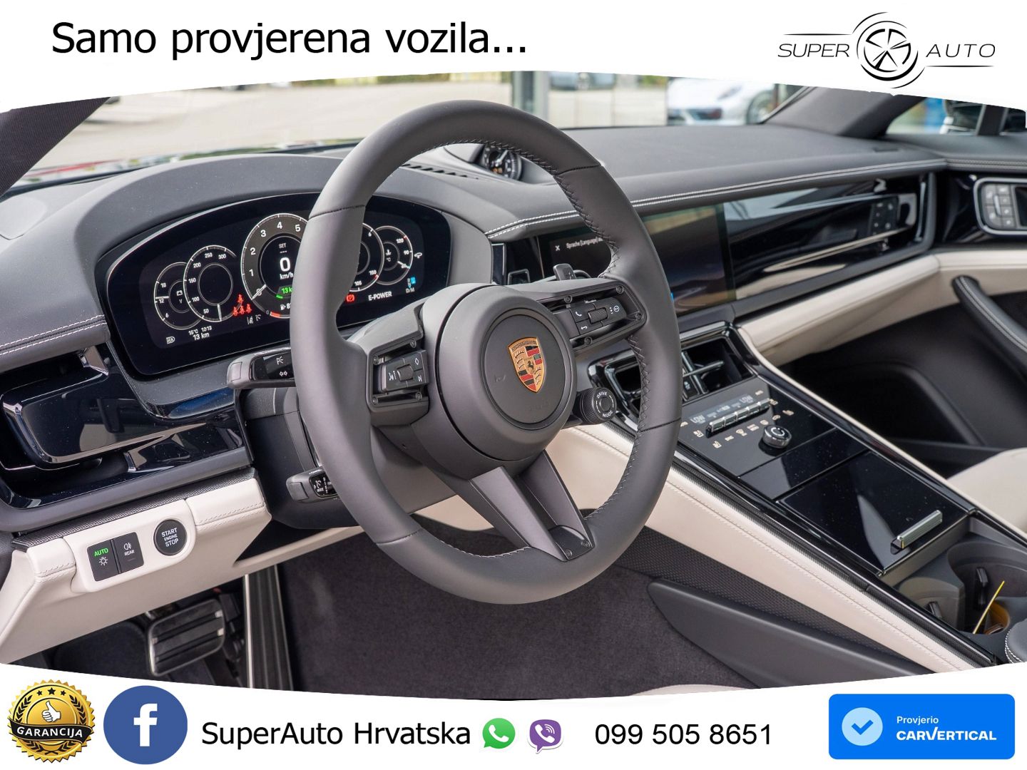 Porsche Panamera 4S 2.9 V6 (544 KS) E-Hybrid PDK ZRAČNI+ACC+GR SJED+KAM+PANO