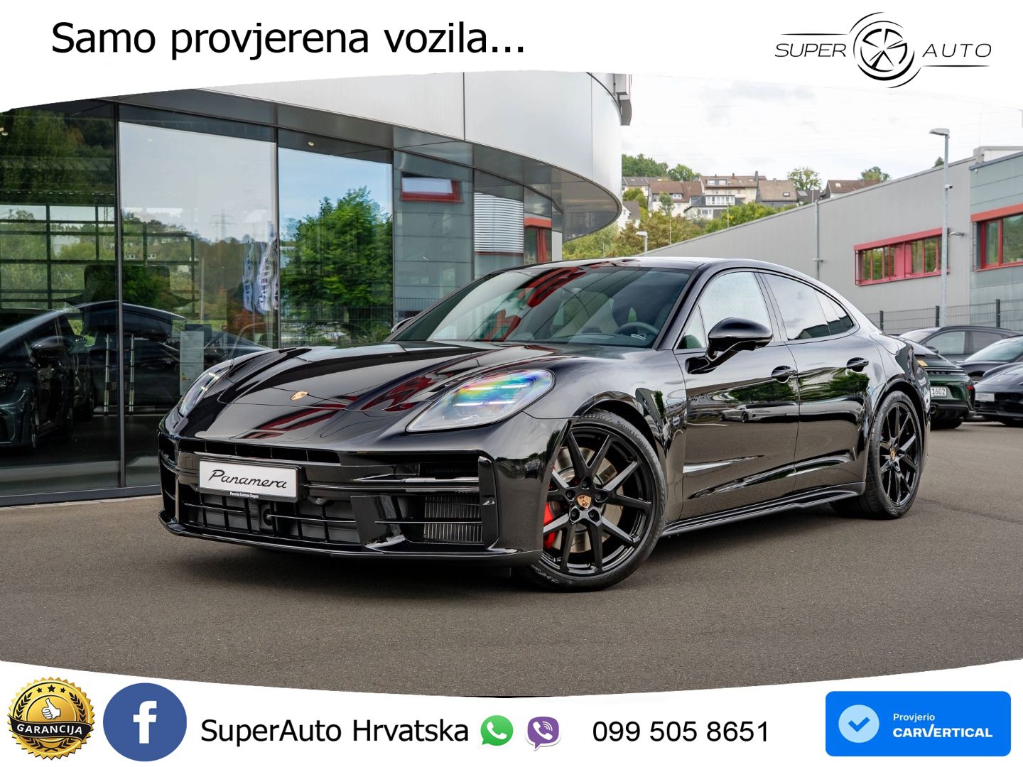 Porsche Panamera 4S 2.9 V6 (544 KS) E-Hybrid PDK ZRAČNI+ACC+GR SJED+KAM+PANO