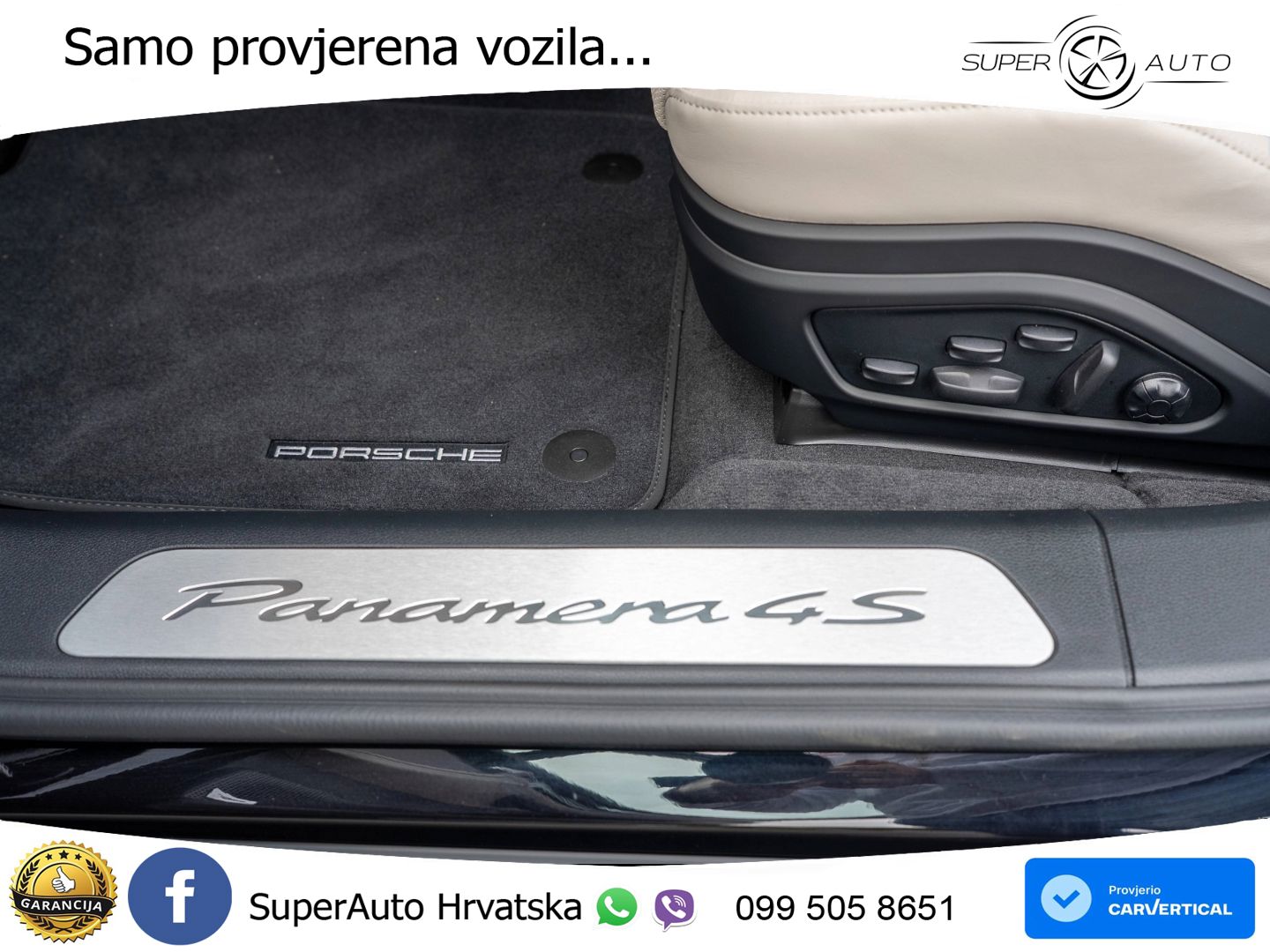 Porsche Panamera 4S 2.9 V6 (544 KS) E-Hybrid PDK ZRAČNI+ACC+GR SJED+KAM+PANO